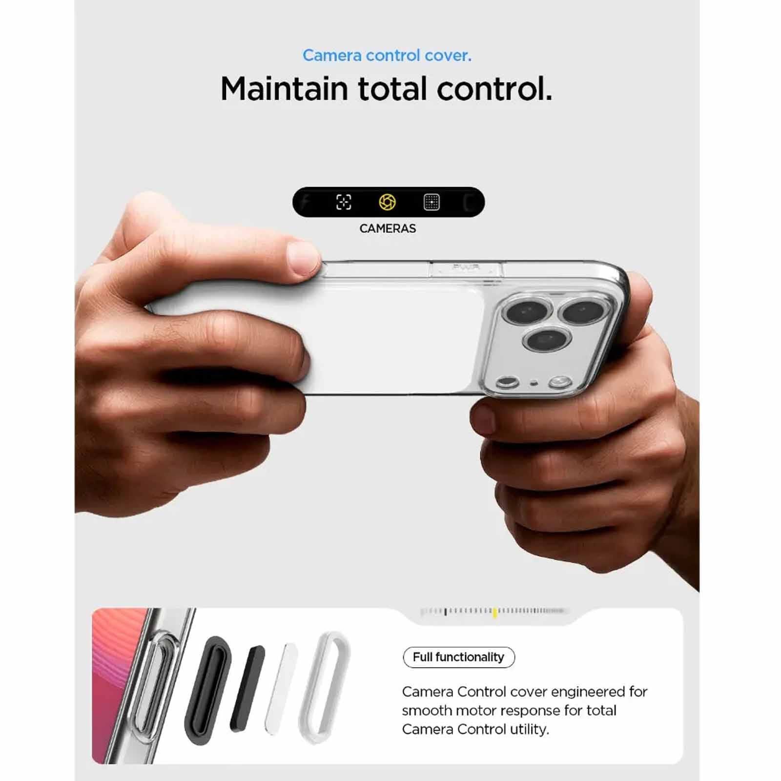 SPIGEN Iphone 17 Pro Ultra Hybrid T Magfit Clear White ACS10344-image 4