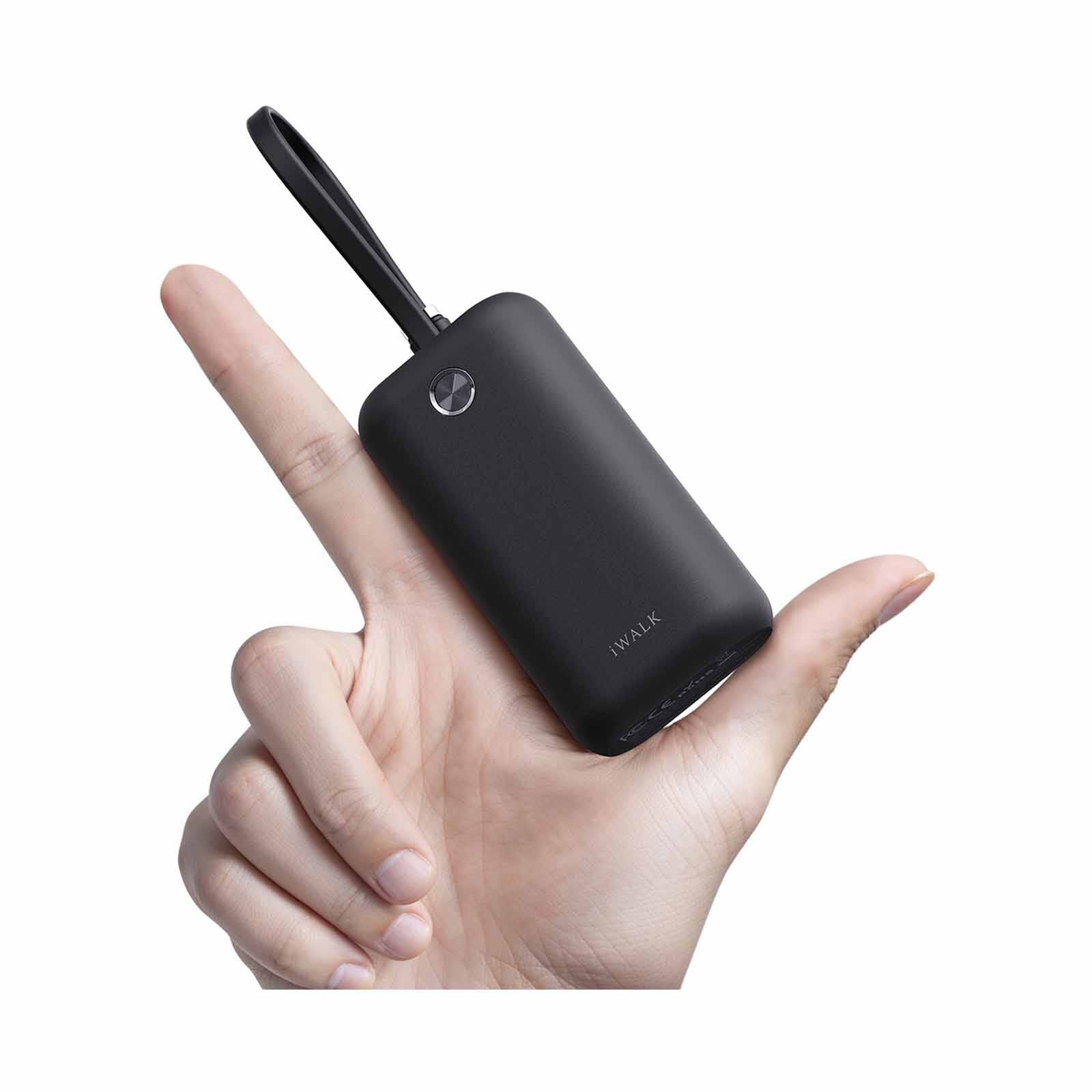 IWALK Powermini Built-in Cable, 22.5w Usb-c Fast Charging Powerbank (10,000mah) Black UBP001-001A-image 5
