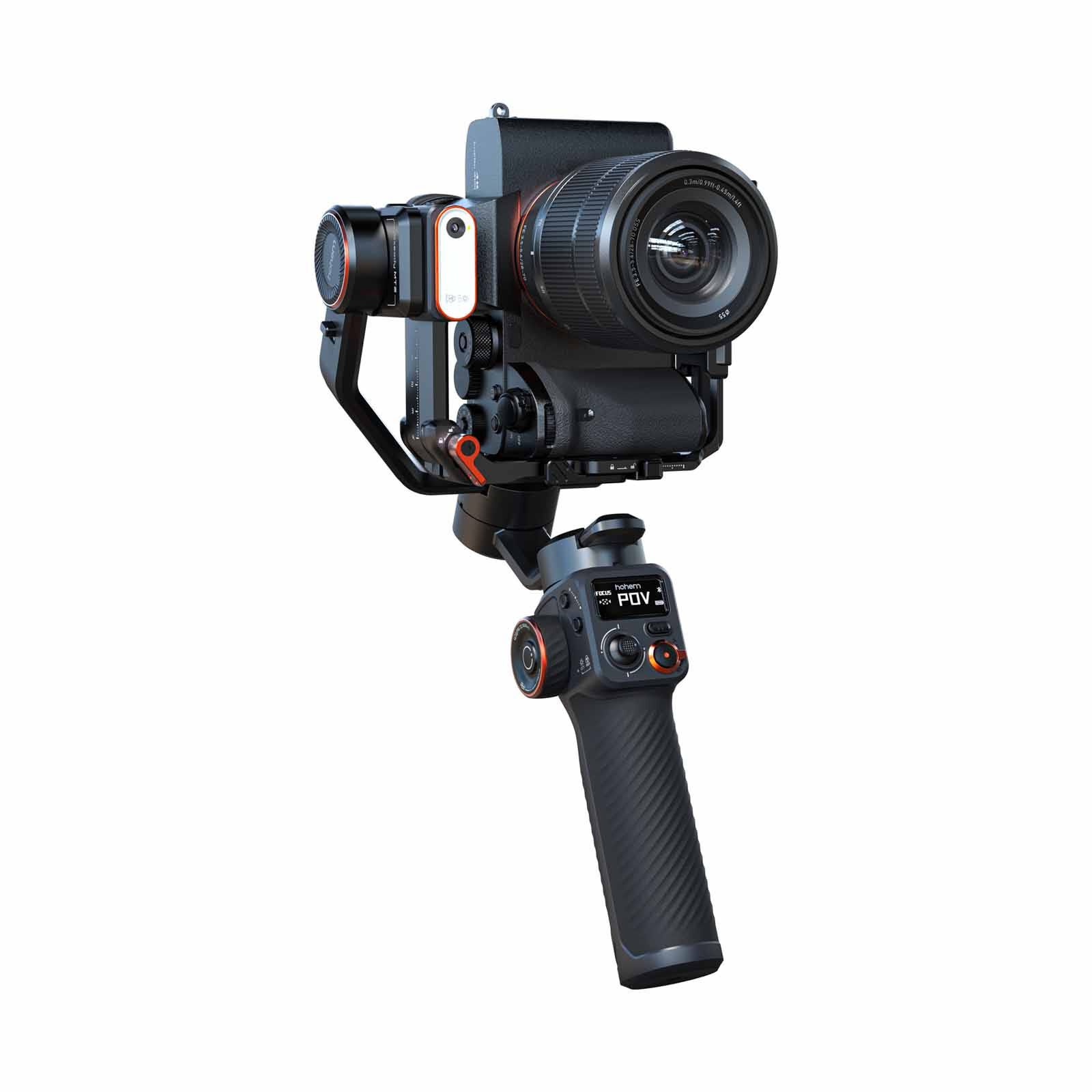 HOHEM Isteady Mt2 Camera Gimbal W/ Magnetic Fill Light & Ai Tracking Module HT-ISTEADY MT2 KIT-image 2