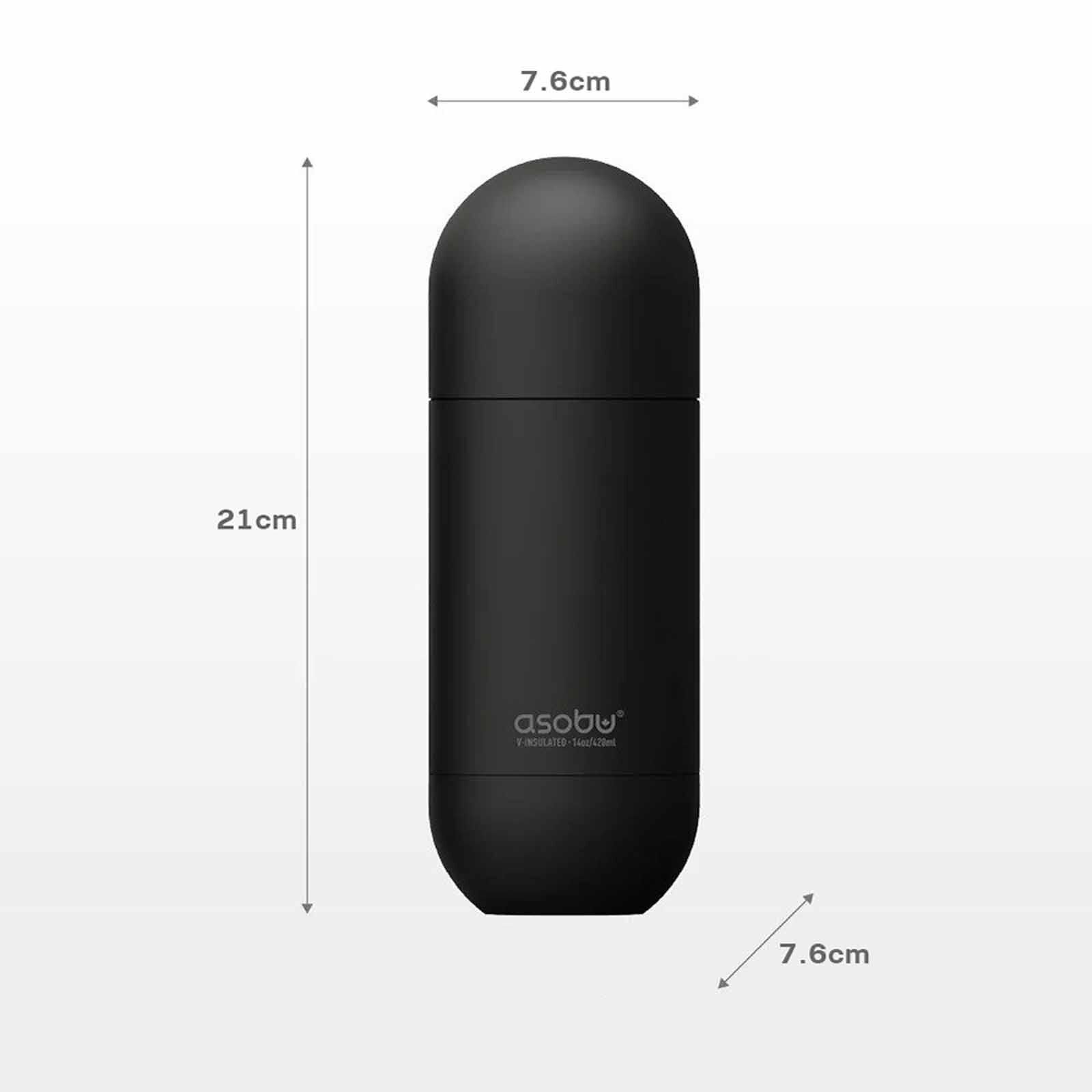ASOBU Orb Water Bottle Wood 420ml ASBV30WD-image 2