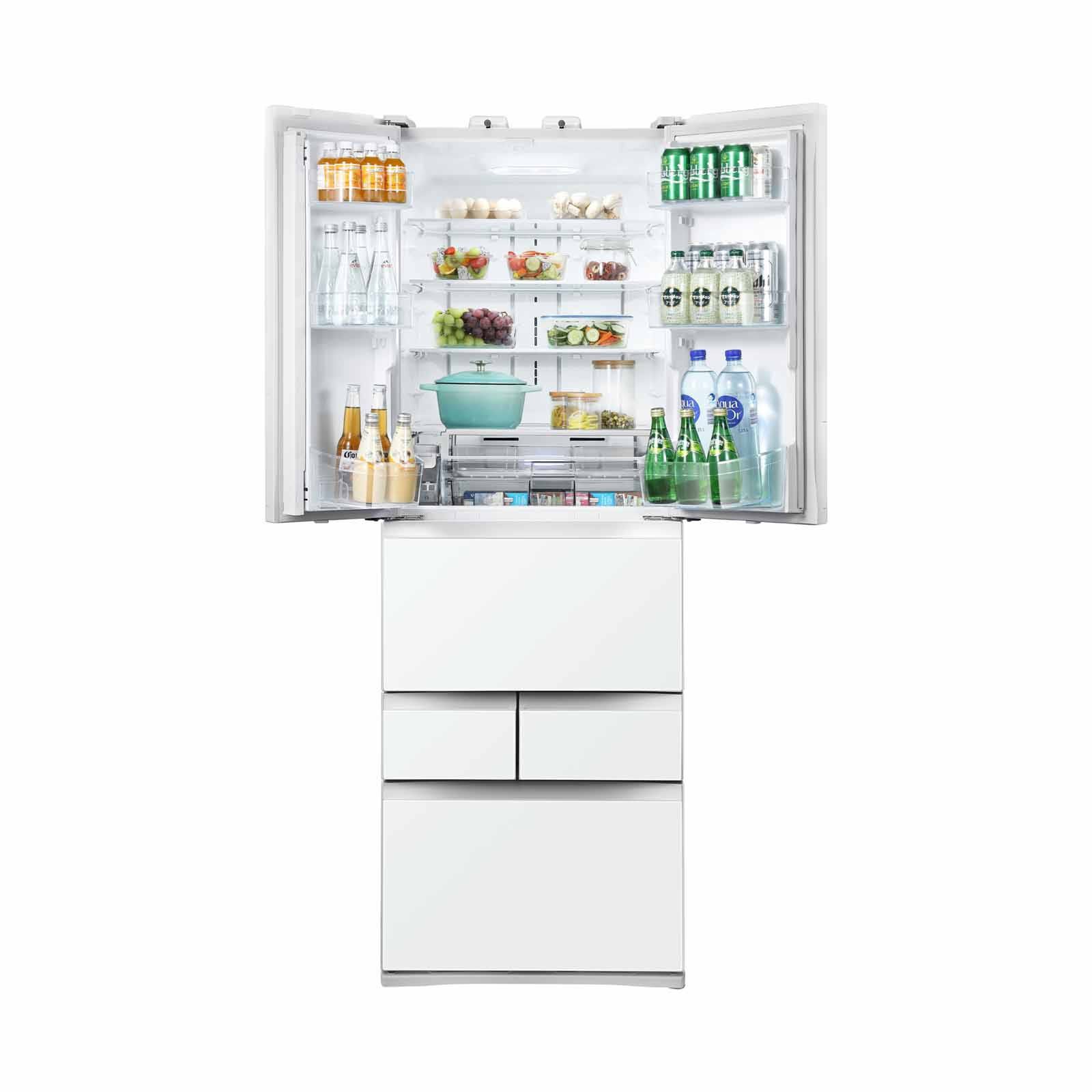 TOSHIBA Multidoor Fridge (451l) - Fuji White Glass GR-RM593WE-PGX(B3)-image 7