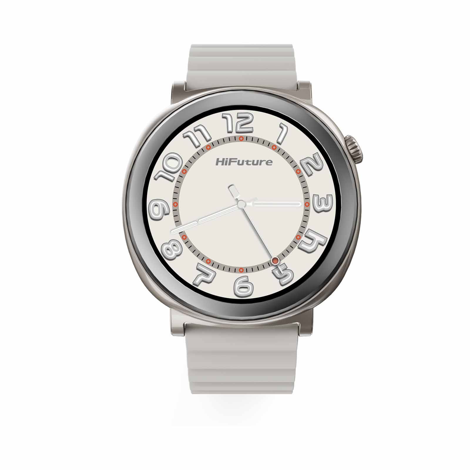 HIFUTURE Aurora - Silver Bluetooth Smartwatch With Heart Rate Function HSSW11SL