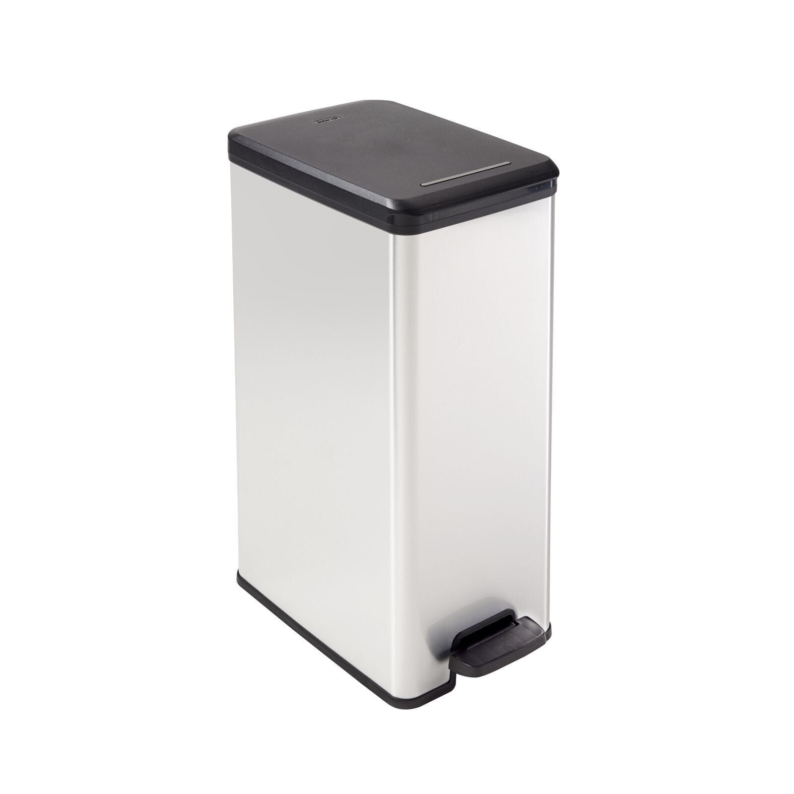 CURVER Slim Bin 40l Metallic 26(l) X 40(w) X62(h) Cm D-CV-80-8882-image null