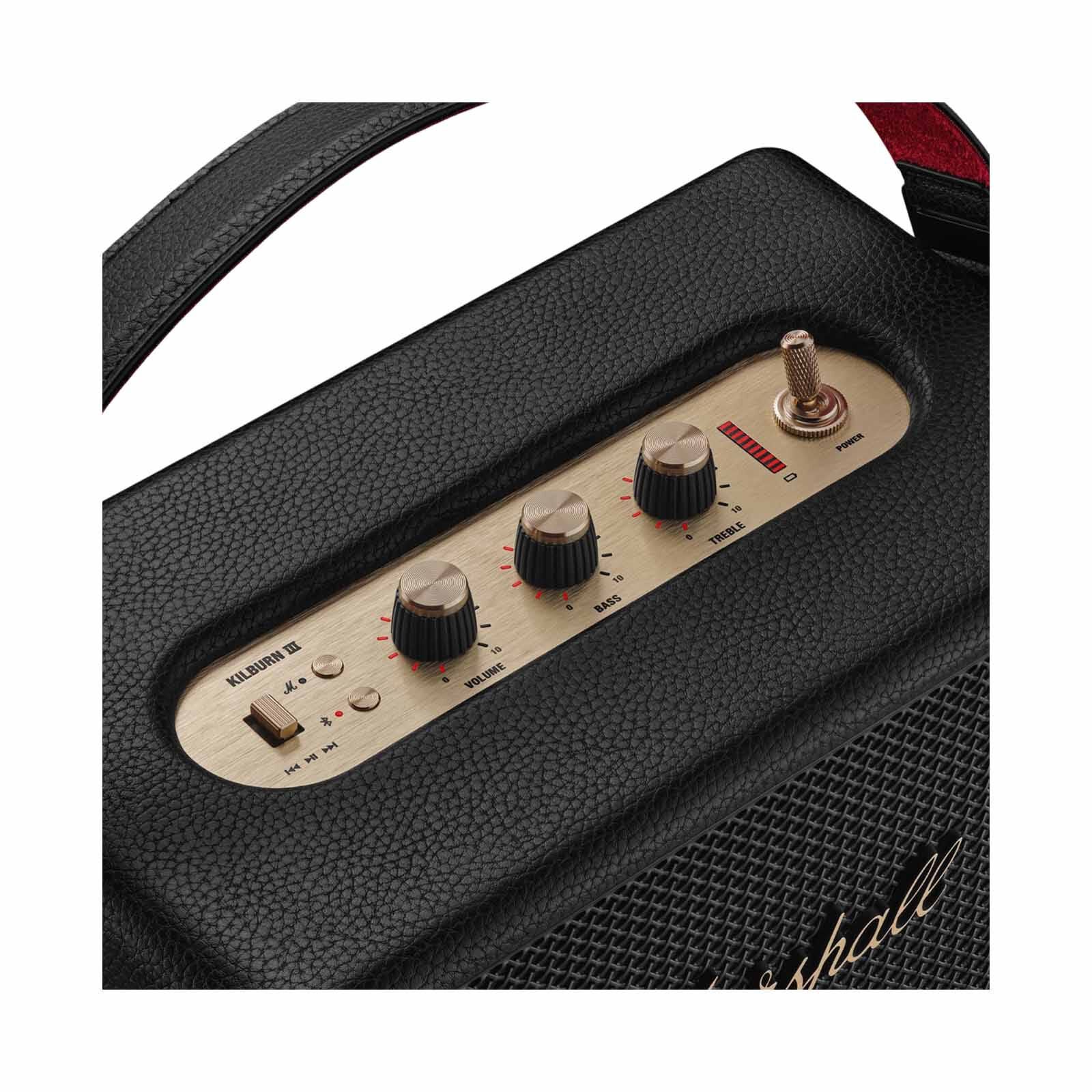 MARSHALL Portable Bluetooth Speaker KILBURN III (BLACK & BRASS)-image 4