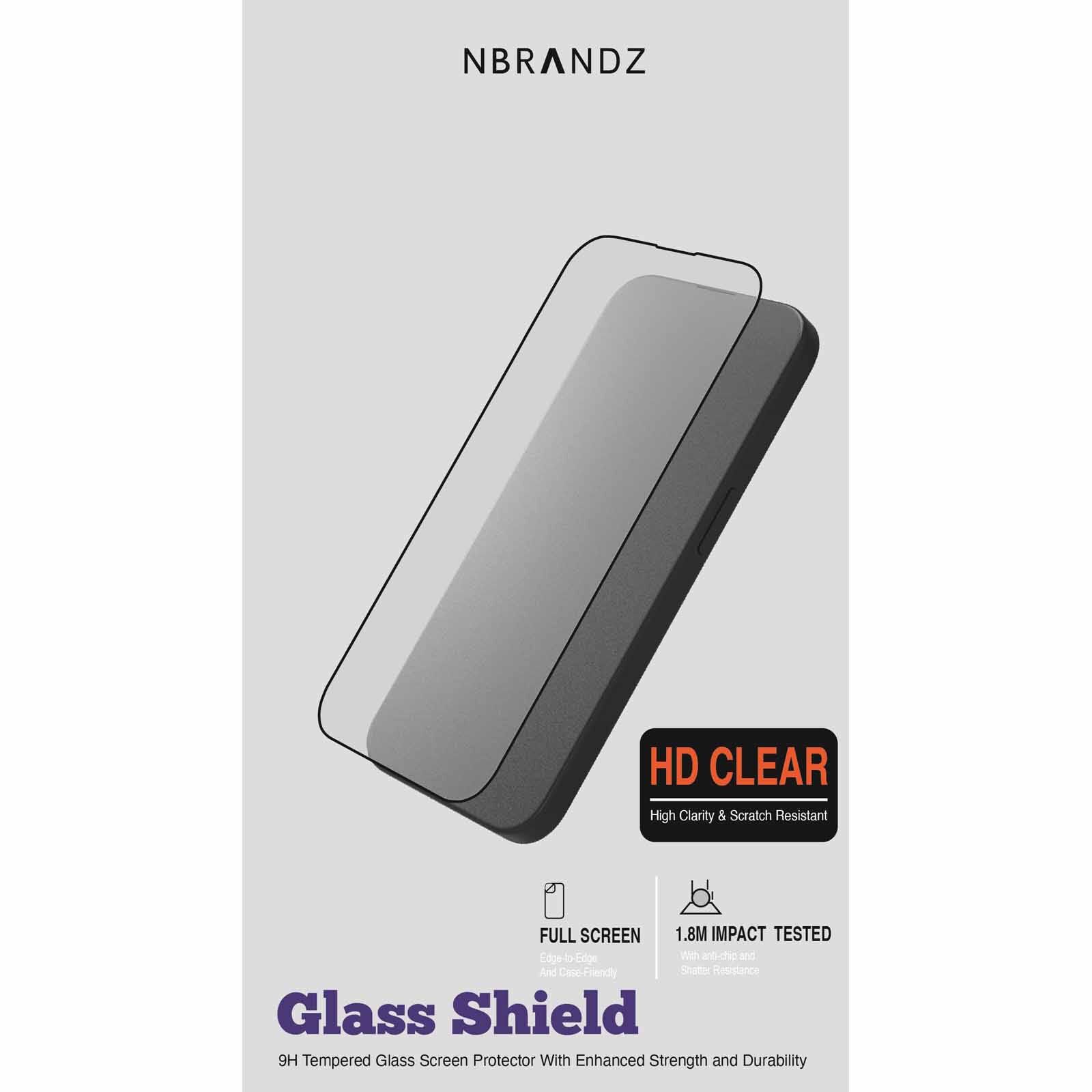 N.BRANDZ Full Cover Hd Gls Protector For Iphone 17promax N-TG-IP17FULL69-image 2
