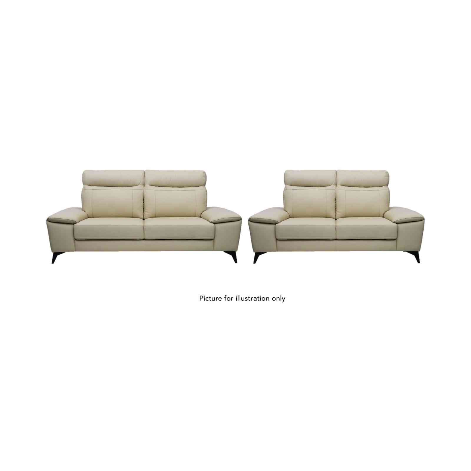ARMADIO 3+2 Seater (fl-v) Mto Full Leather Sofa Set LEONA-image 1