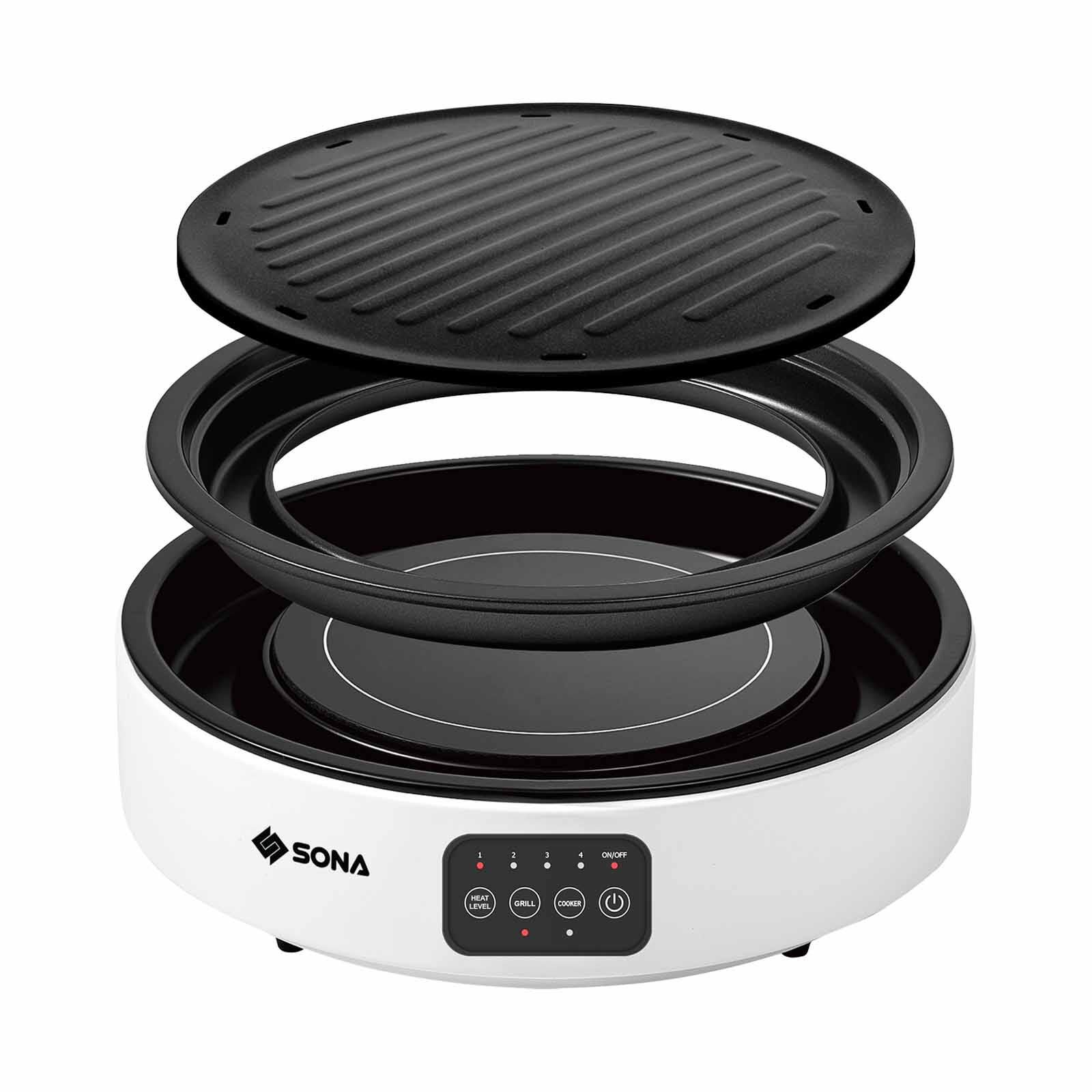 SONA 2-in-1 Infrared Ceramic Cooker Grill SIC3318-image 2