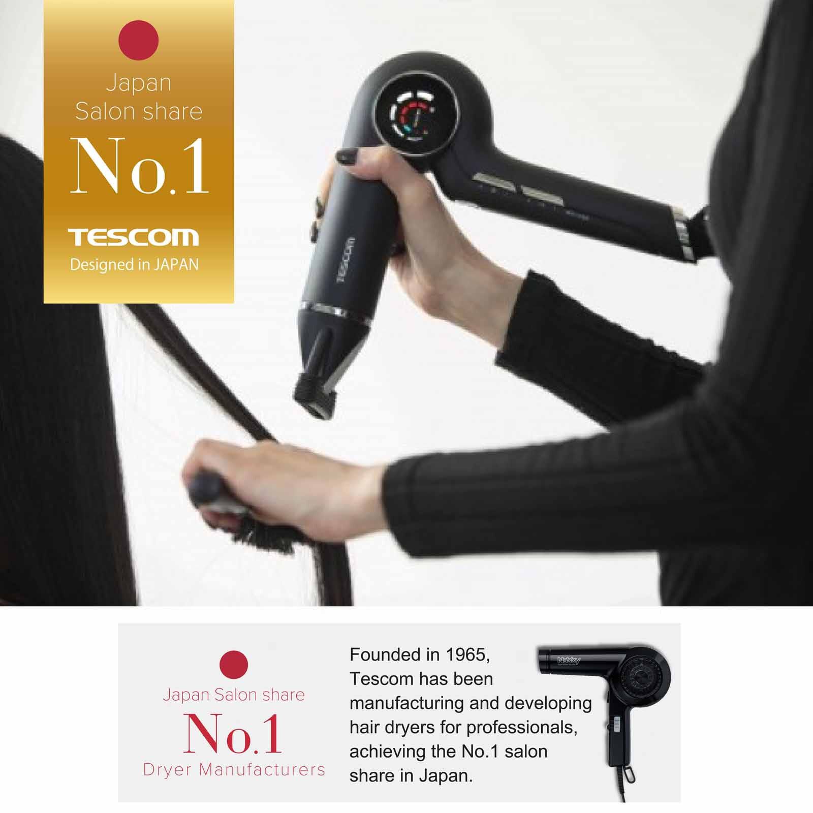 TESCOM Protective Ion Bldc Hair Dryer (1500w) TD980SG-K-image 5