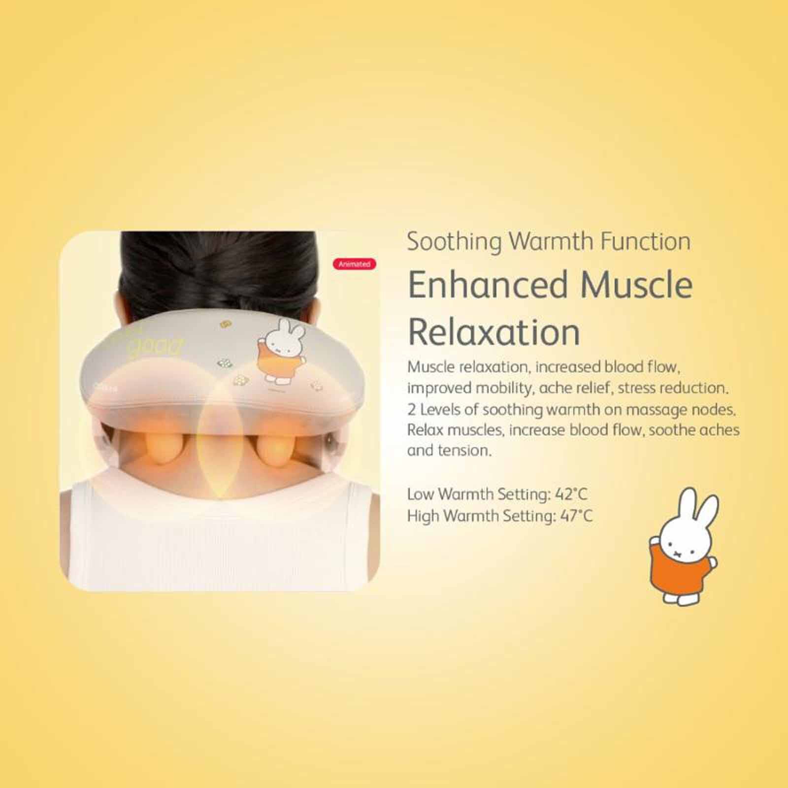 OSIM Unek Plus (miffy Feel Good Series) Neck Massager OS2241-image 7