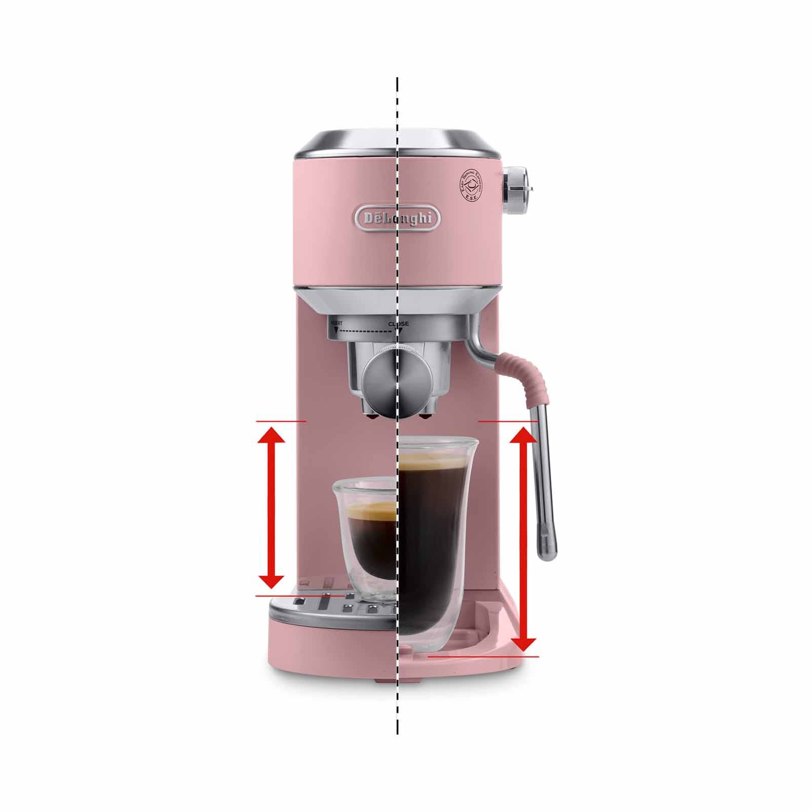 DELONGHI Dedica Duo Manual Coffee Maker - Pink EC890.PK-image 4