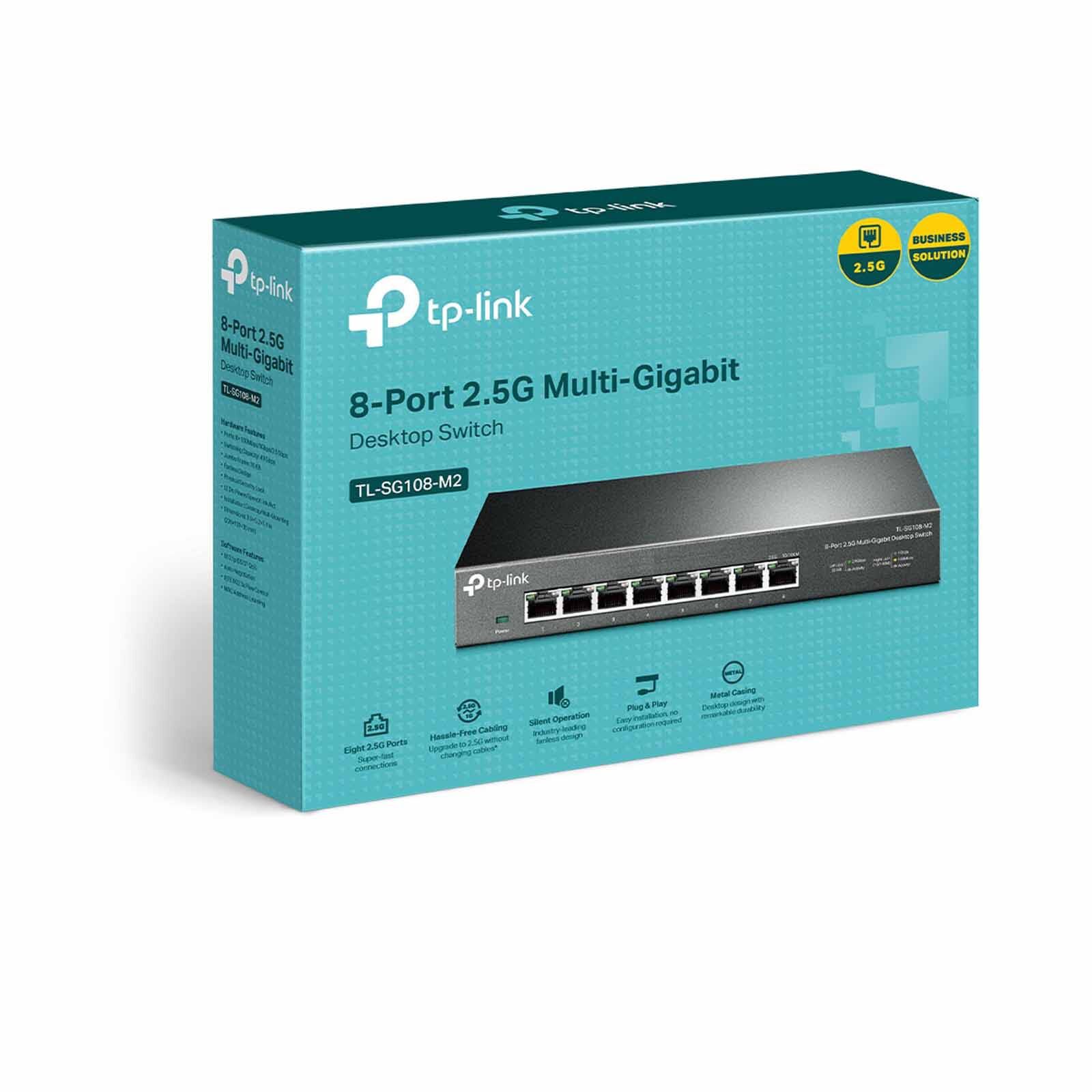 TP LINK 8-port 2.5g Desktop Switch TL-SG108-M2-image 4