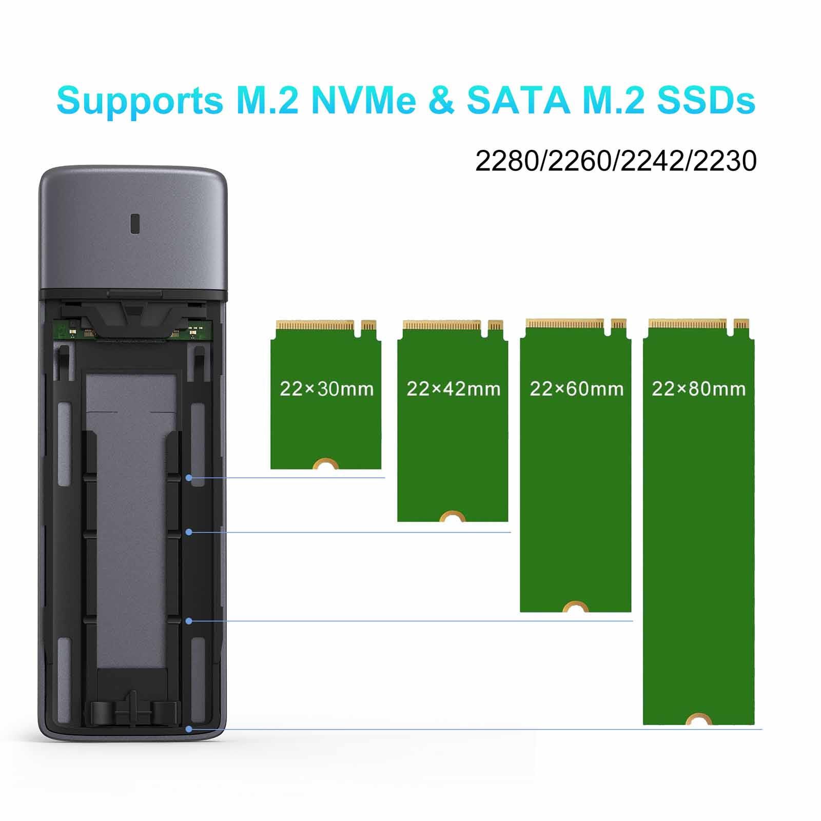 MOKIN M.2 Nvme&ngff Enclosure *support Usb3.1 10gbps MK-SKUD0501-image 6