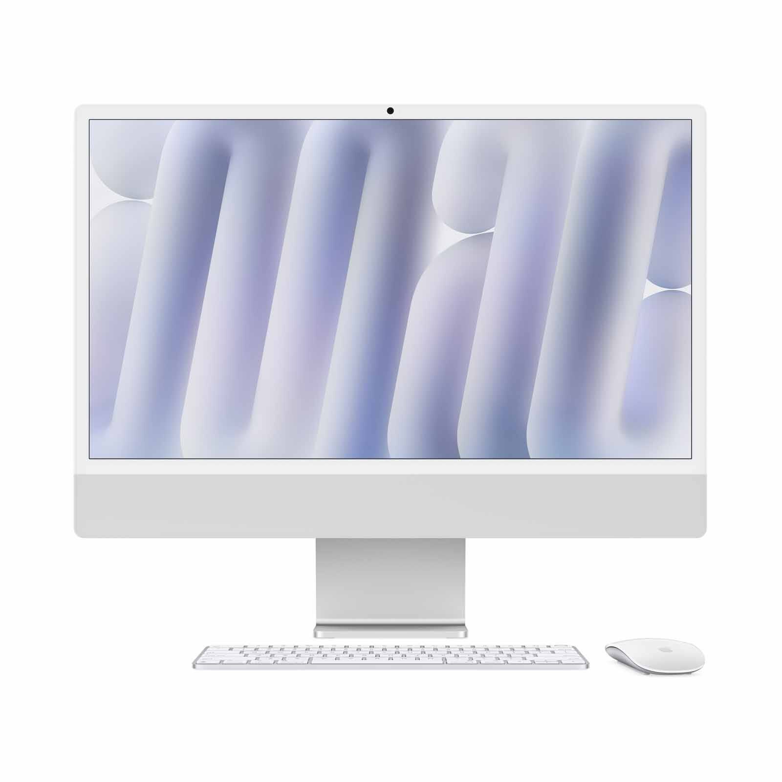 APPLE 24-inch Imac Apple M4 Chip With 10-core Cpu And 10-core Gpu, 24gb, 512gb Ssd - Silver MCR24ZP/A-image 1