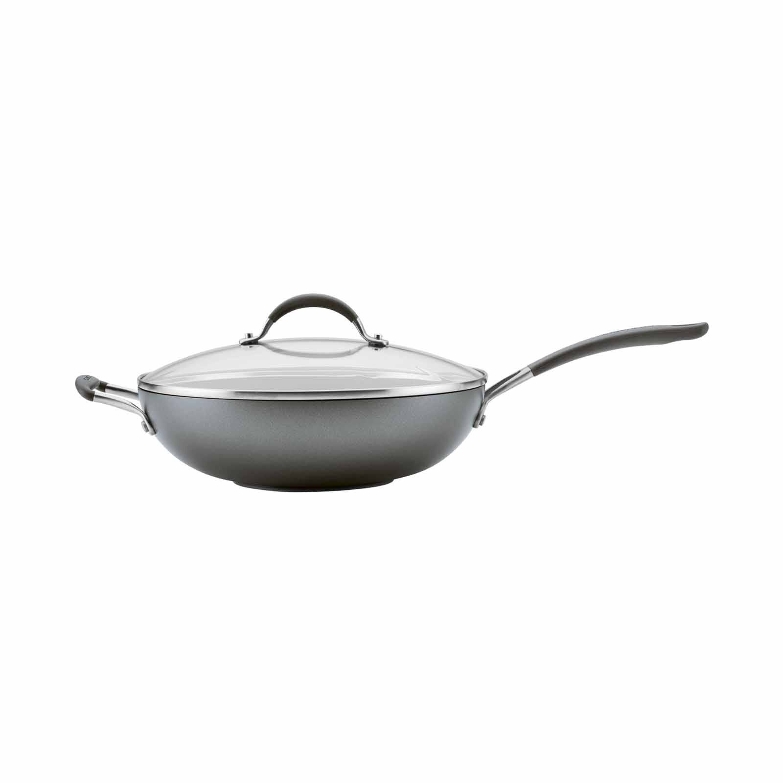 CIRCULON Scratchdefense A1 Nonstick 30.4cm Stirfry With Glass Lid 82205-image 2