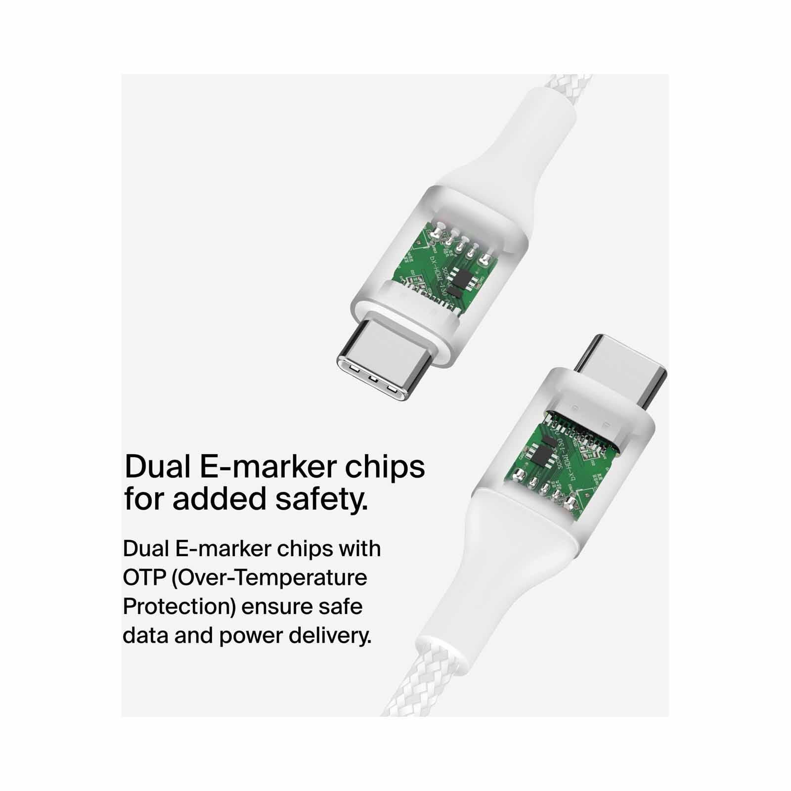 BELKIN Usb-c To C Pd3.1 Cable 2m Up To 240w Wht CAB015BT2MWH-image 6