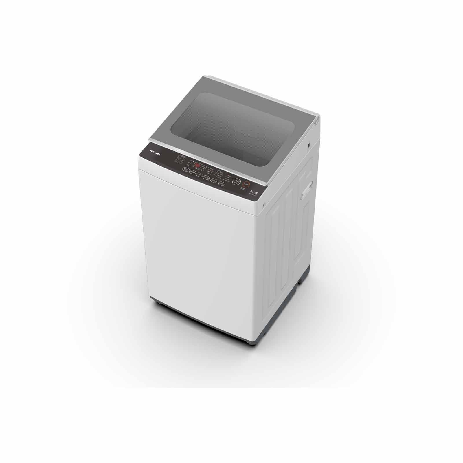 TOSHIBA Top Load Washer (7kg) -white AW-M801AS(WS)-image 2