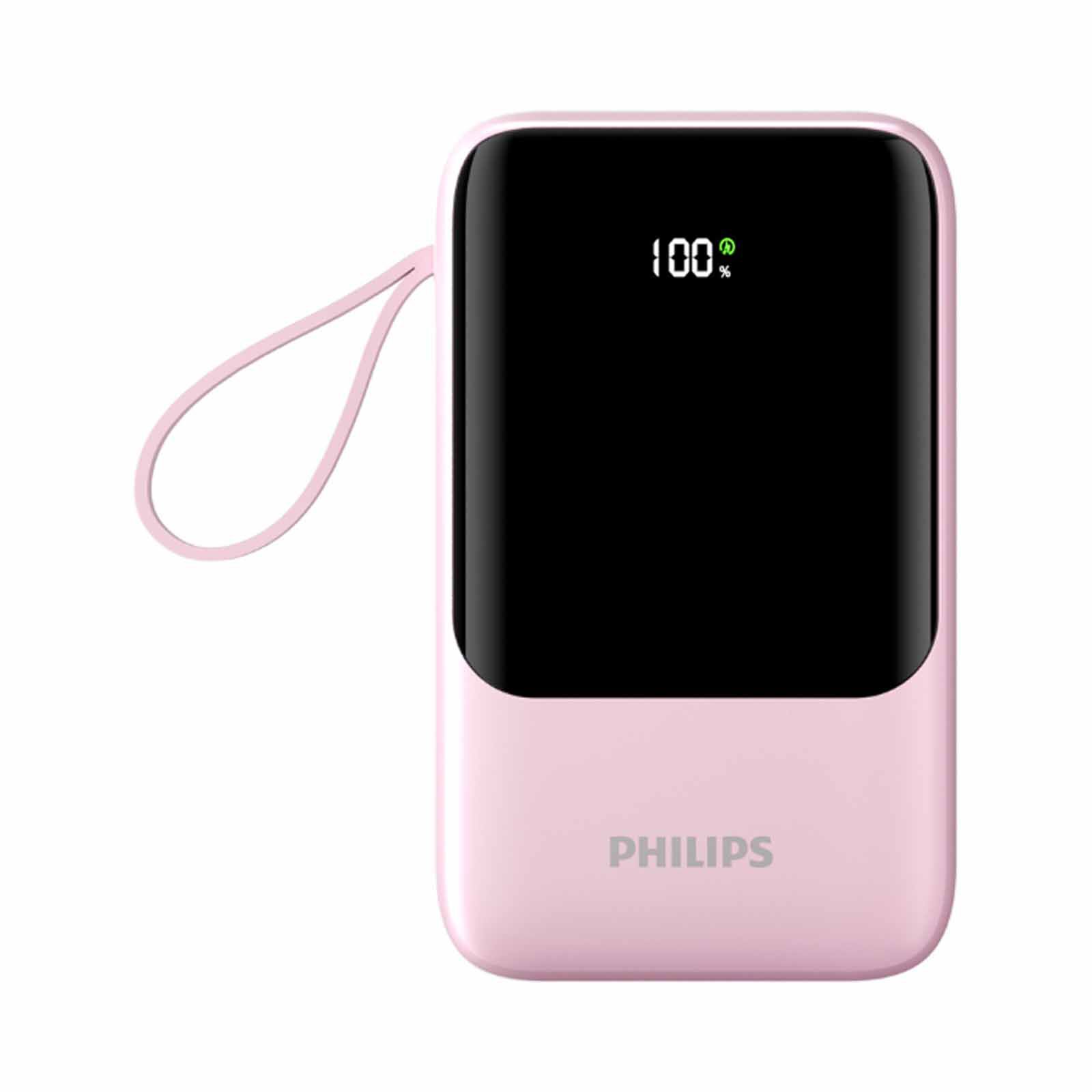 PHILIPS 10000mah 22.5w Powerbank With Usb-c Lightning Micro Usb Usb-a Cables Ccc DLP2223P/97-image 1