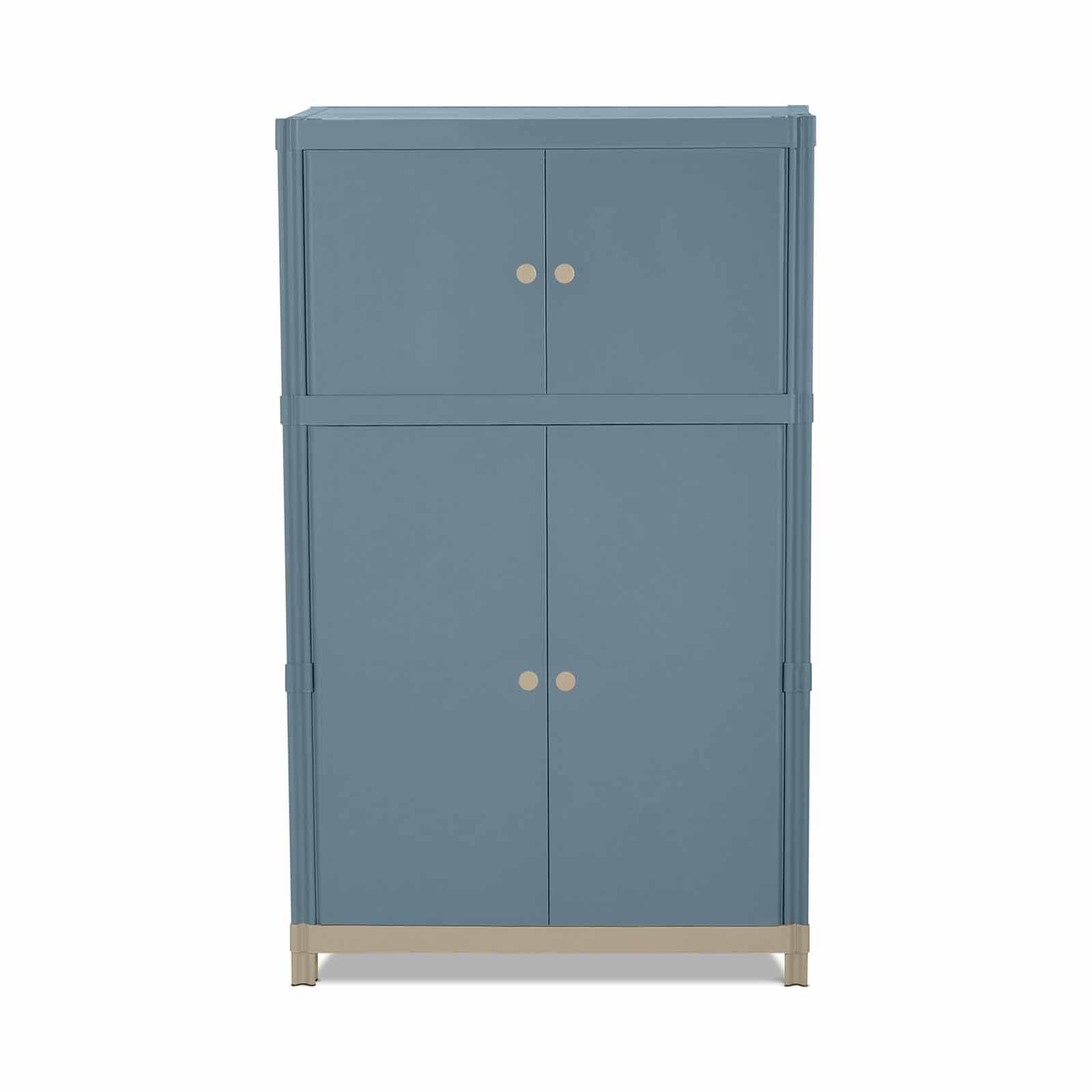 PHOENIX Flo Modular Plastic Storage Indoor Cabinet (fog) M1 CABINET TALL
