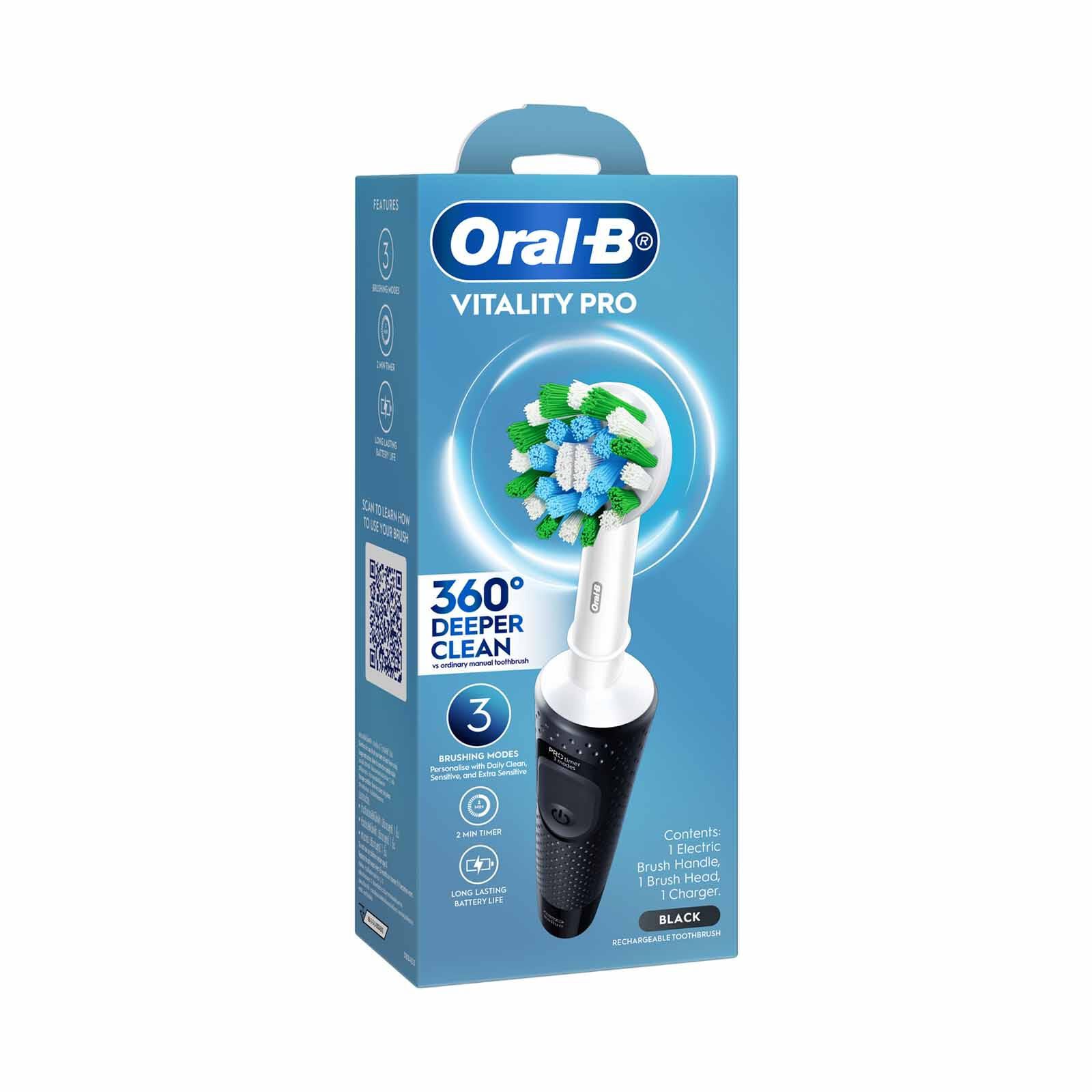 ORAL-B Vitality Pro (deep Clean) Black D103.413.3 - BLACK-image 3