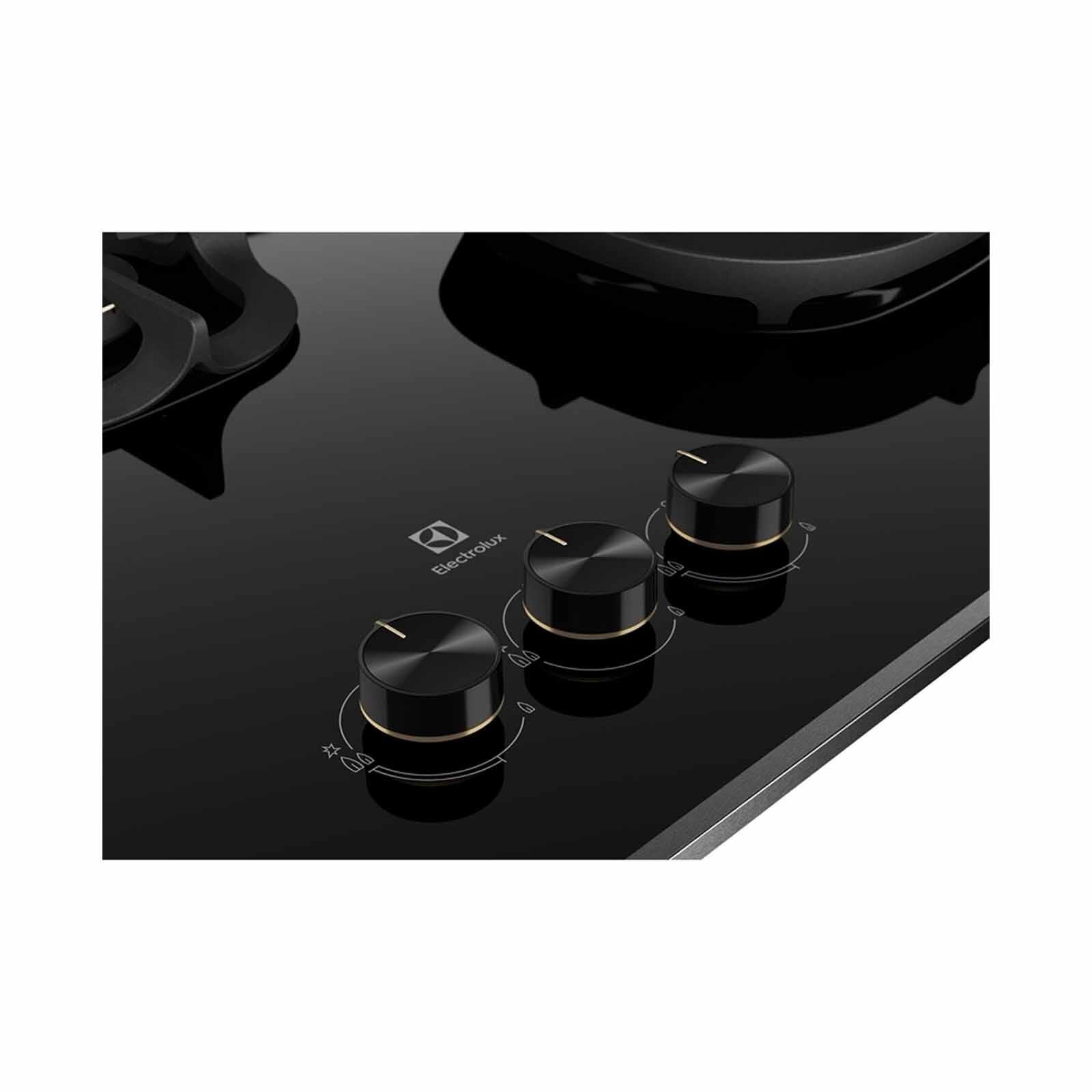ELECTROLUX 90cm Ultimatetaste 500 Pub Built-in Gas Hob With 3 Cooking Zones (exclude Installation) EHG9350BEP-image 5