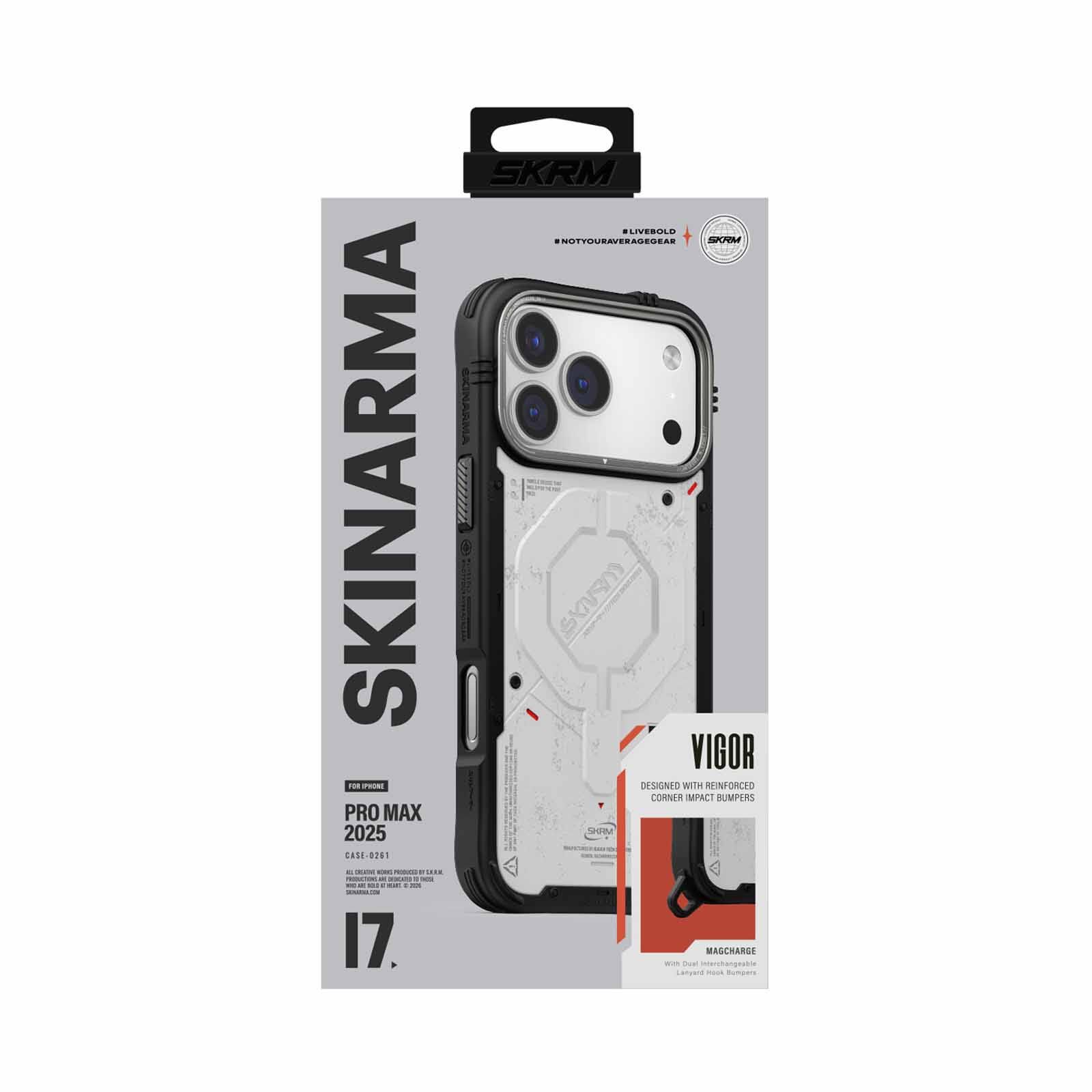 SKINARMA Iphone 17 Pro Max (2025) 6.9" Vigor (mag-charge) SK-2025IPP6.9-VGR-FOG