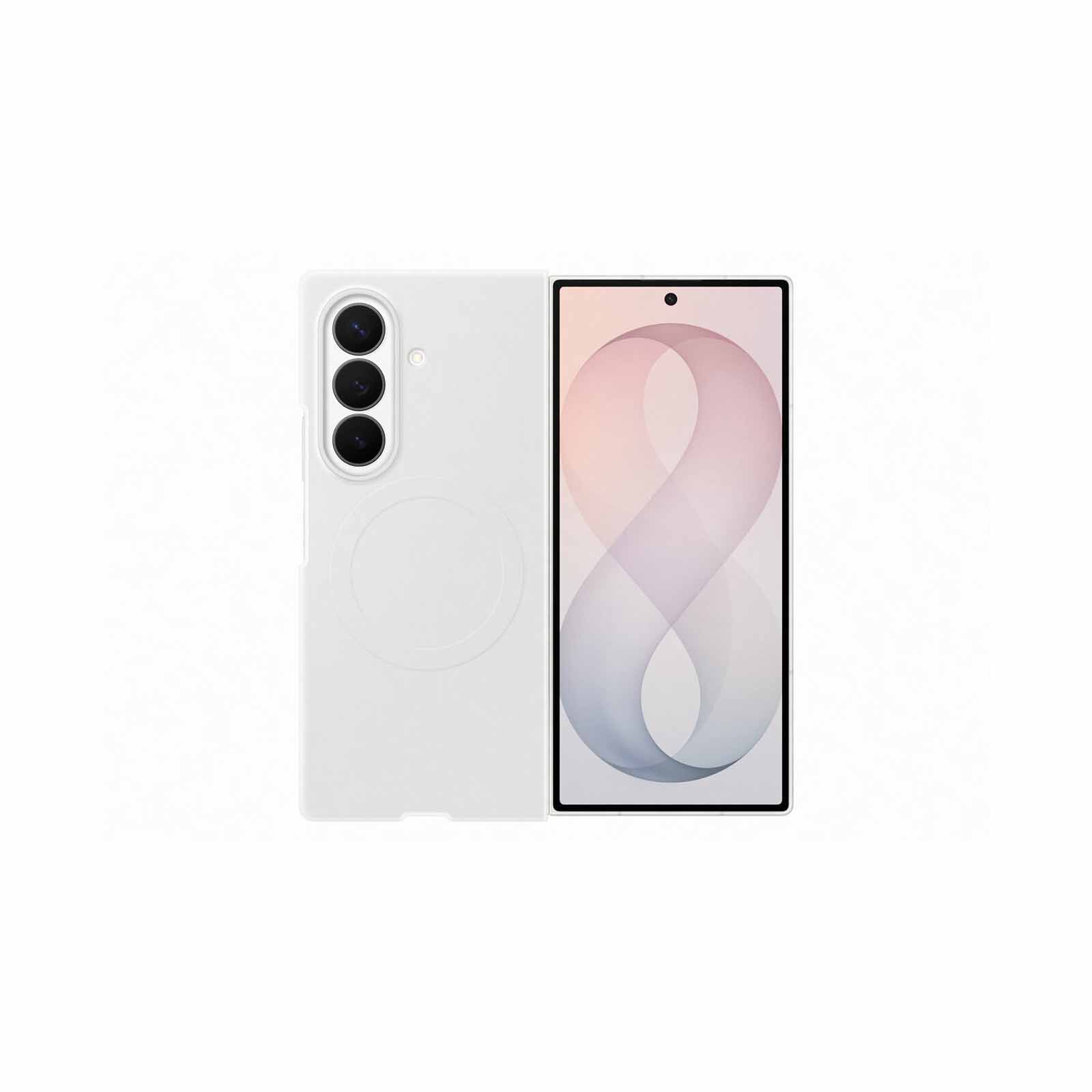SAMSUNG Galaxy Z Fold8 Ultra Silicone Magnet Case Cream EF-EF976CWEGWW-image 1