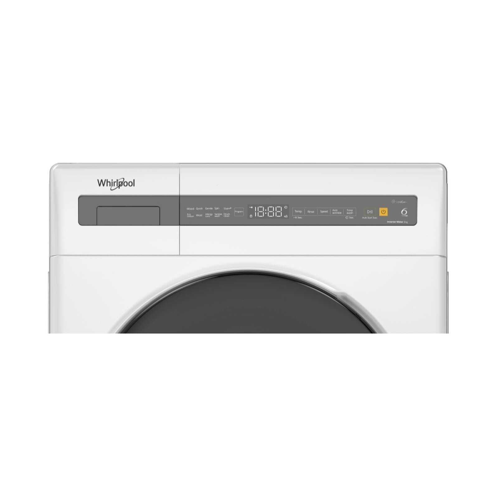 WHIRLPOOL Front Load Washer (8kg) FWEB8002GW-image 4