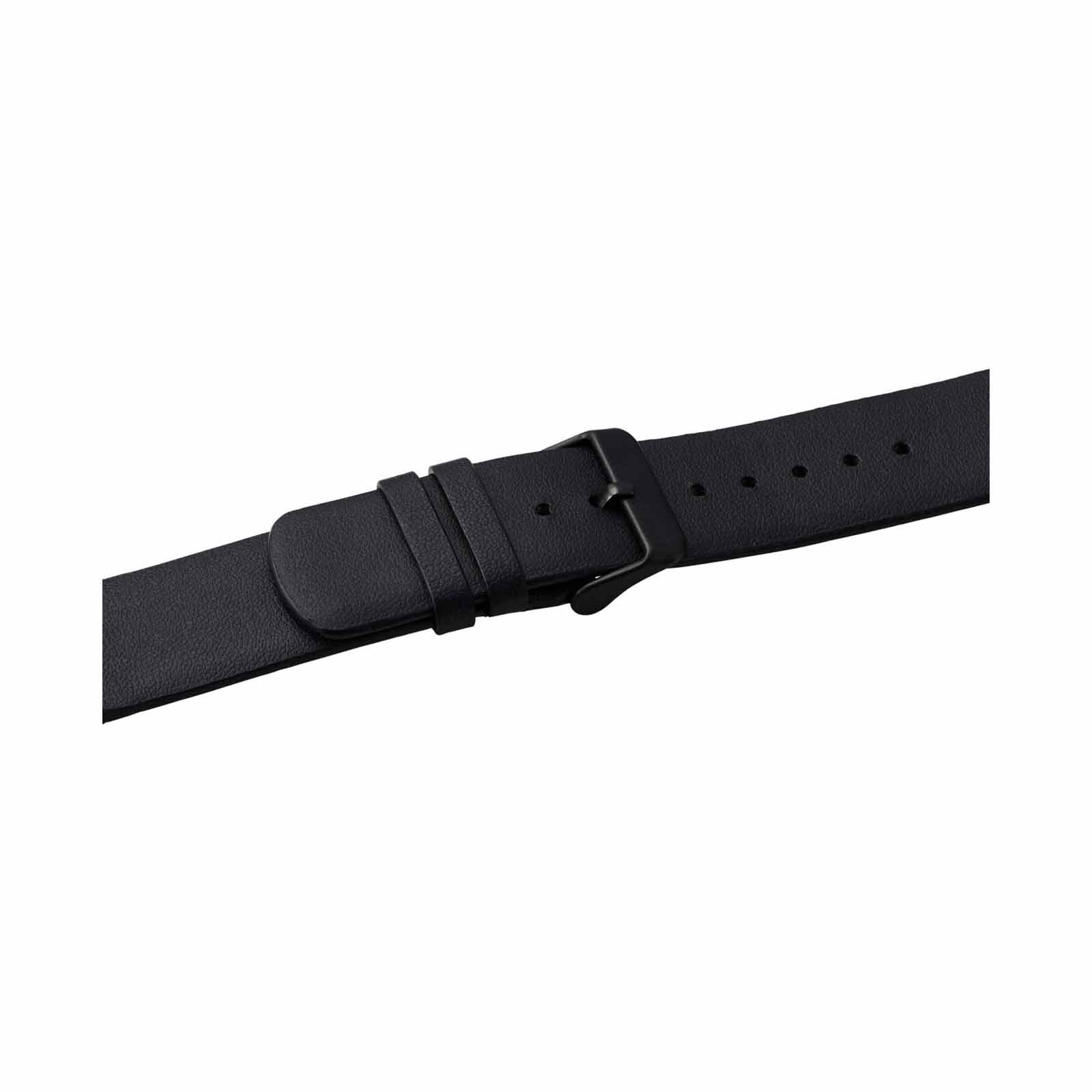 ELECOM Soft Leather Apple Watch Band 49/45/44/42mm (black) AW-45BDLBK-image 3