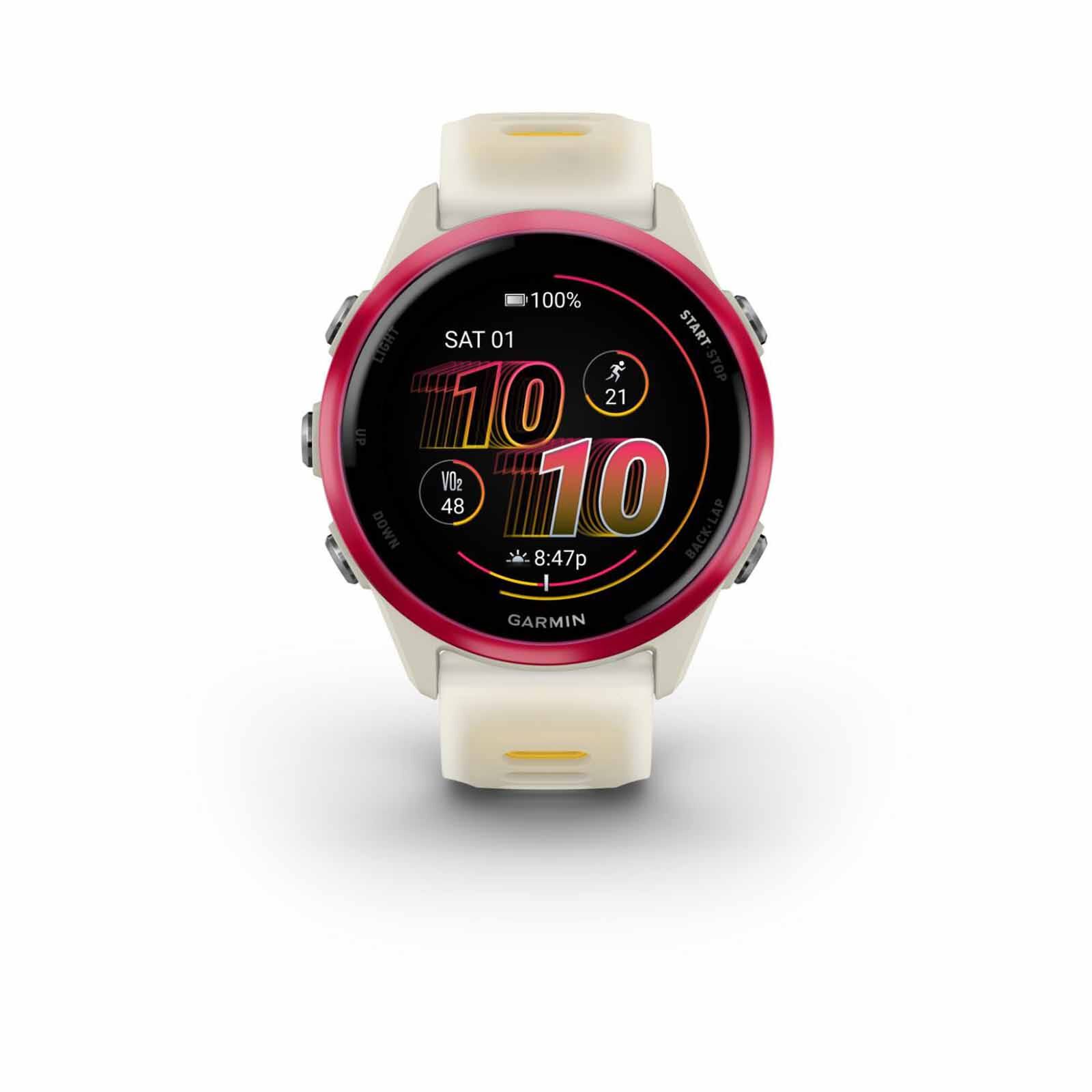 GARMIN Forerunner 570 42mm, Wifi,gps,bone/rspbry/mango GM-010-02970-42-image 1