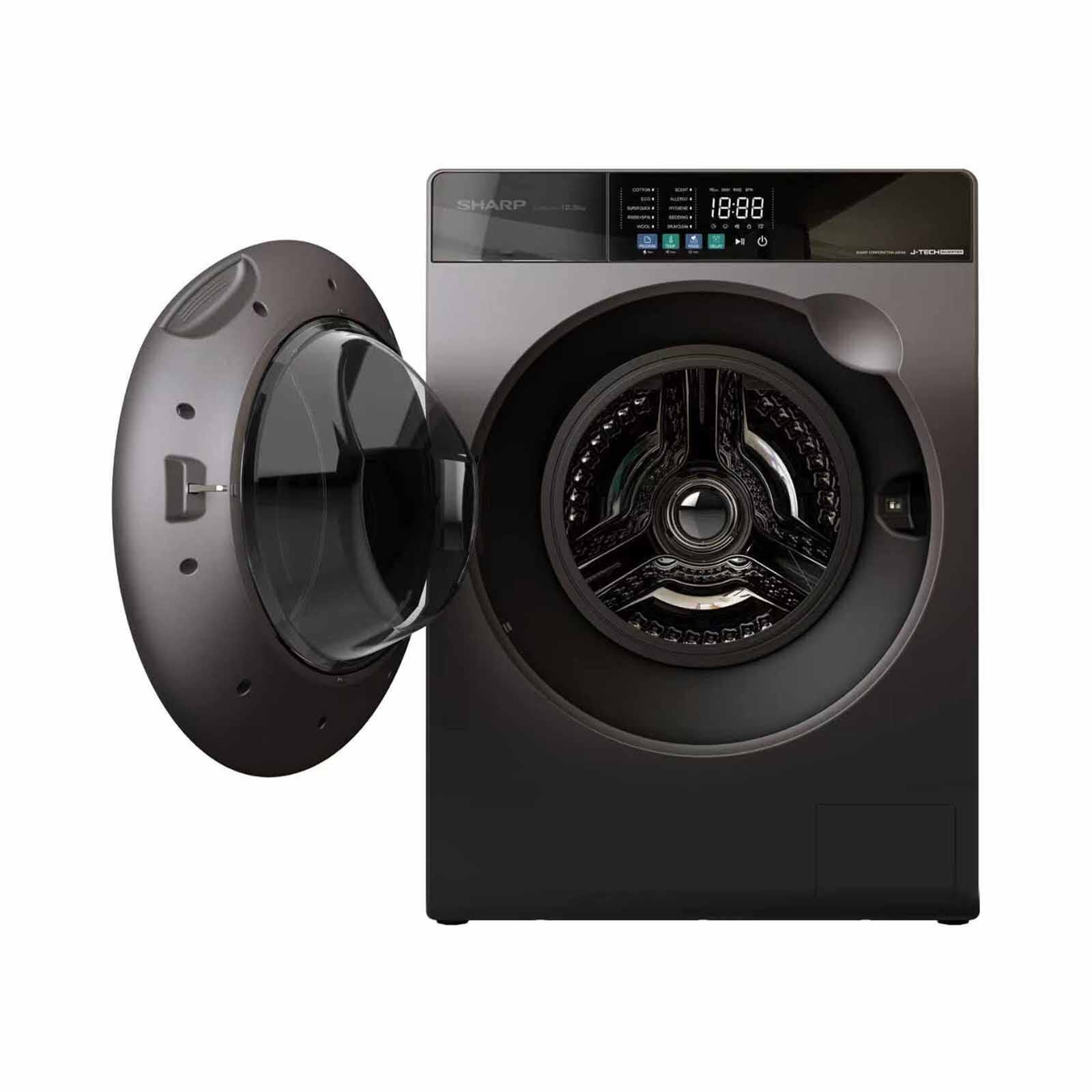 SHARP Front Load Washer (8.5kg) - Dark Grey ES-FW8SAG-image 3