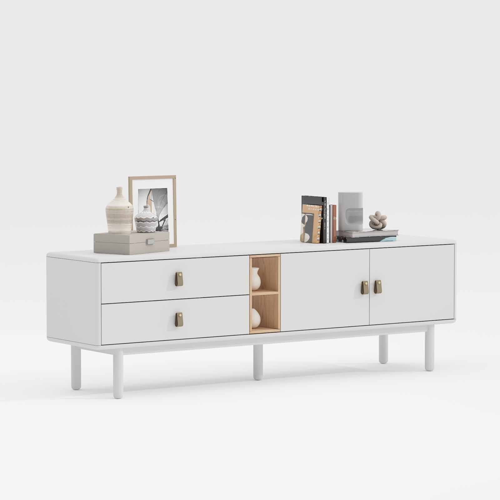 MUZE Tv Console - White IRIS-image 2