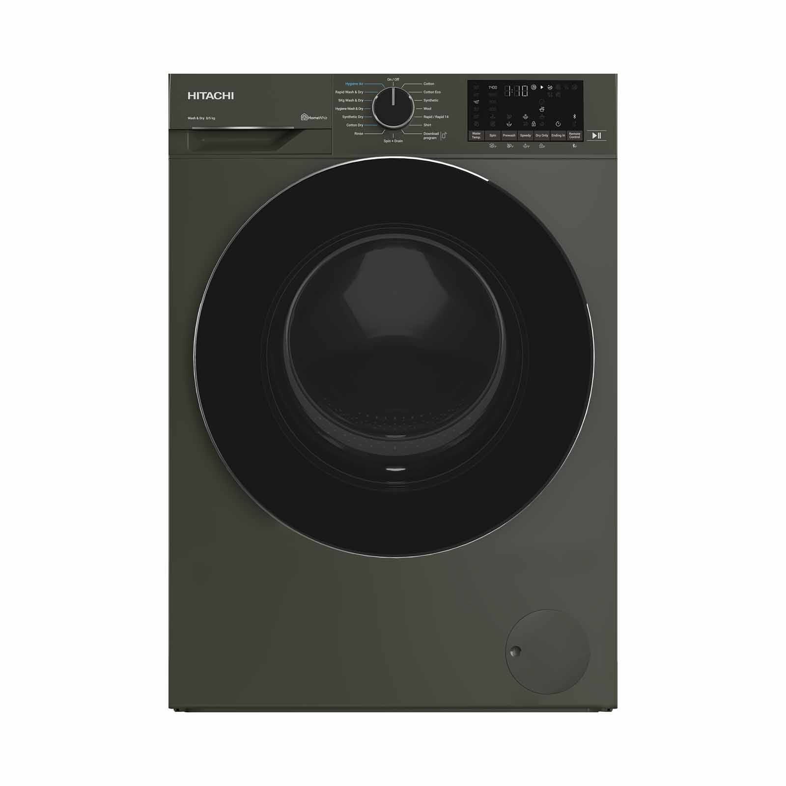 HITACHI Front Load Washer Dryer (8kg/5kg) BD-D80YJVEM