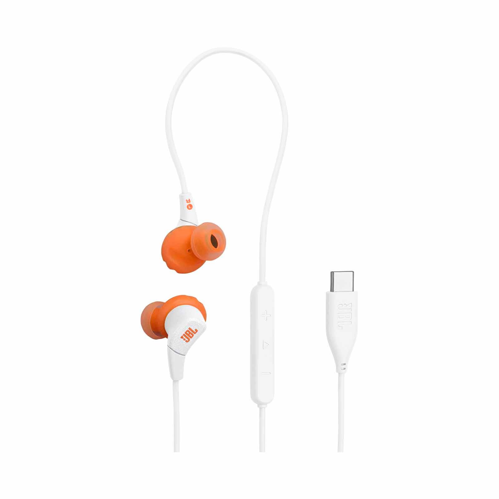JBL Usb-c Wired Sport Headphones ENDURANCE RUN 3C WHITE