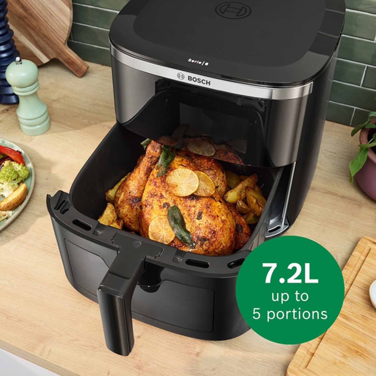 BOSCH Air Fryer (7.2l, 1800w) - Black MAF671B0GB-image 2