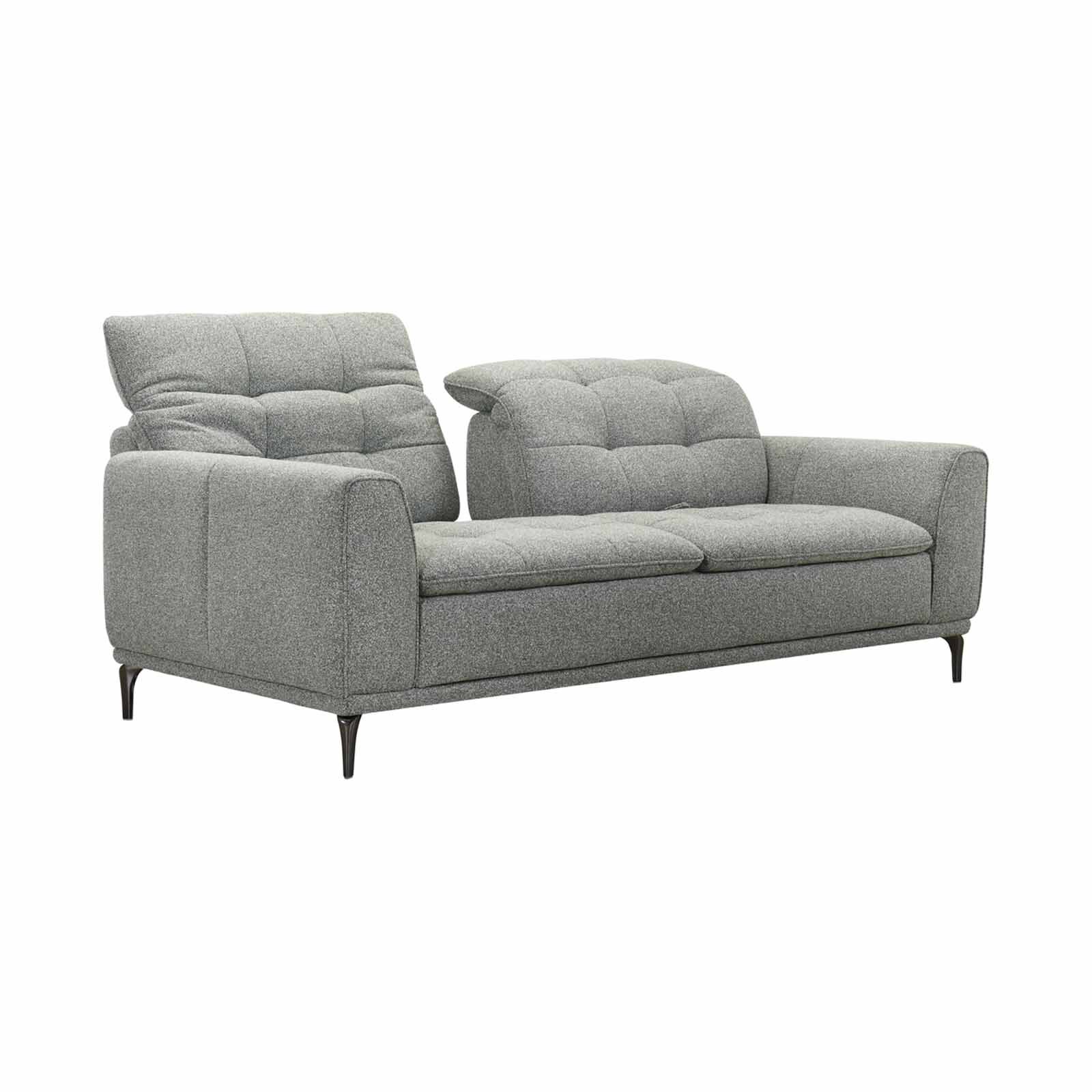 MUZE 3 Seater Pushback (fab) Green Fabric Sofa FERN-image 2