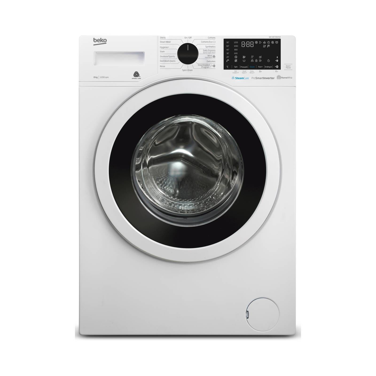 BEKO Front Load Washer (8kg) WCV8736XS0