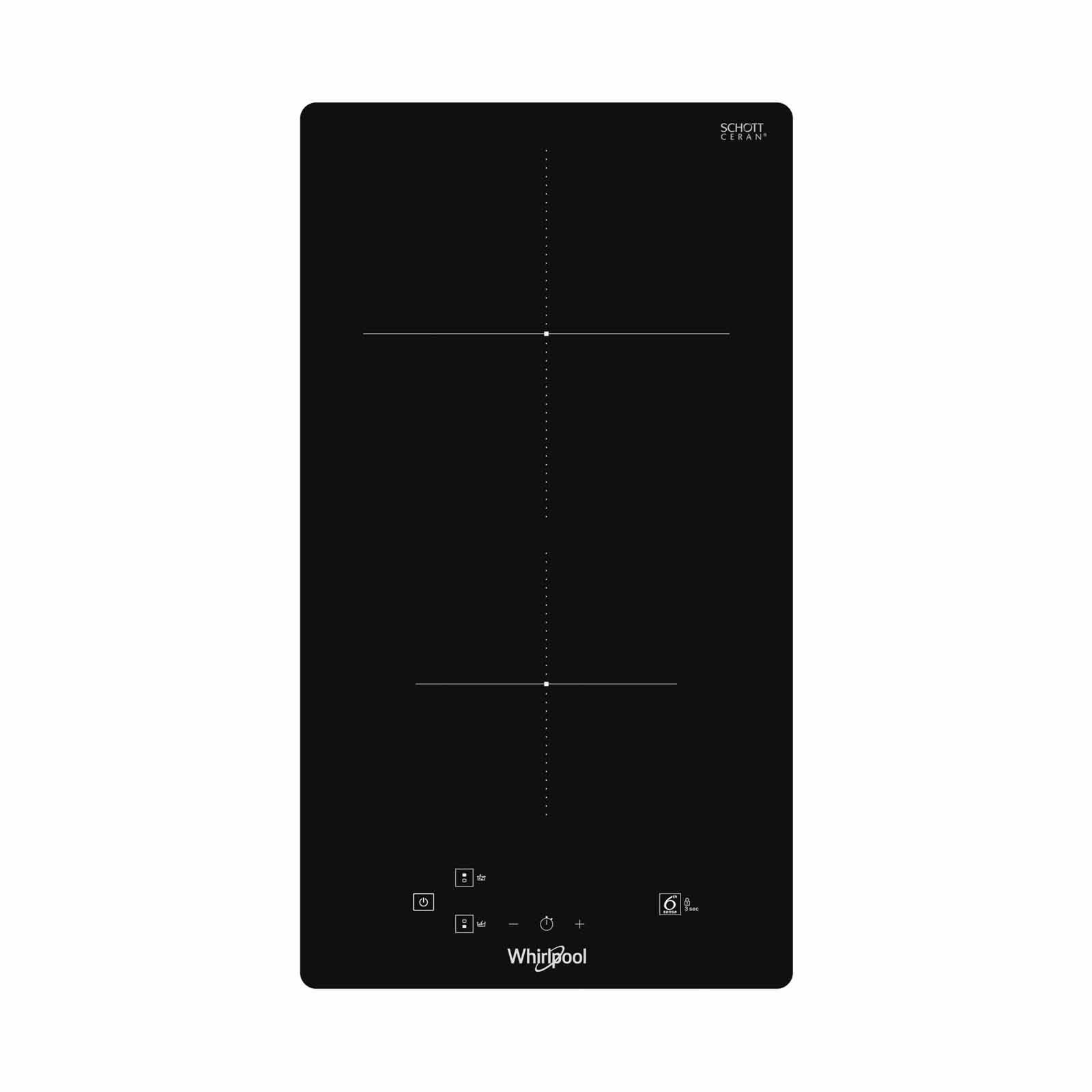 WHIRLPOOL 30cm 2 Zones Built-in Induction Hob (exclude Installation) WSQ0530NEP-image 1