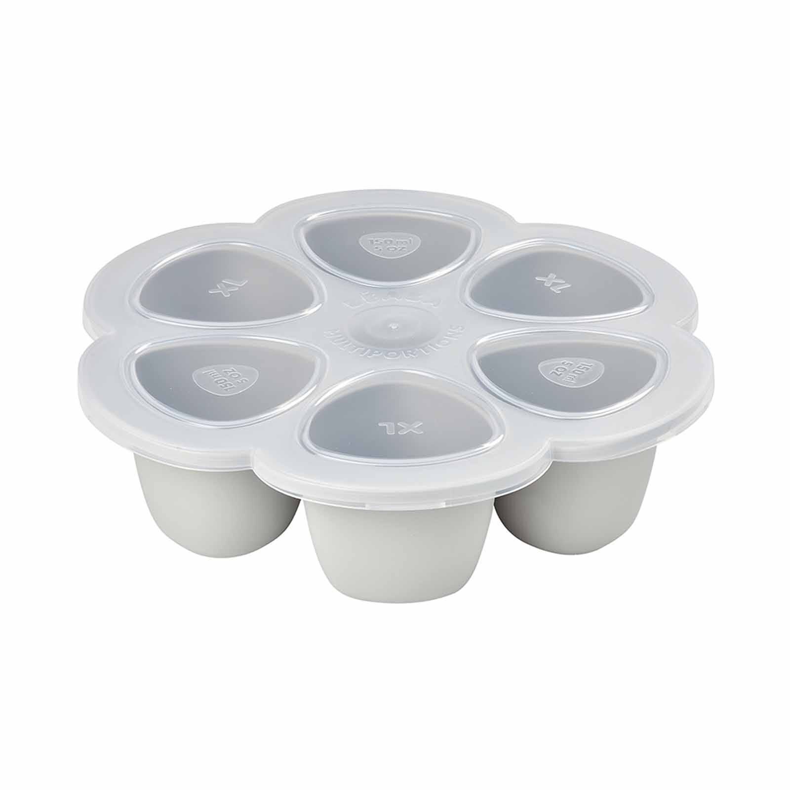 BEABA Silicone Freezer Tray 6 X 150ml - Grey (online) MULTIPORTIONS