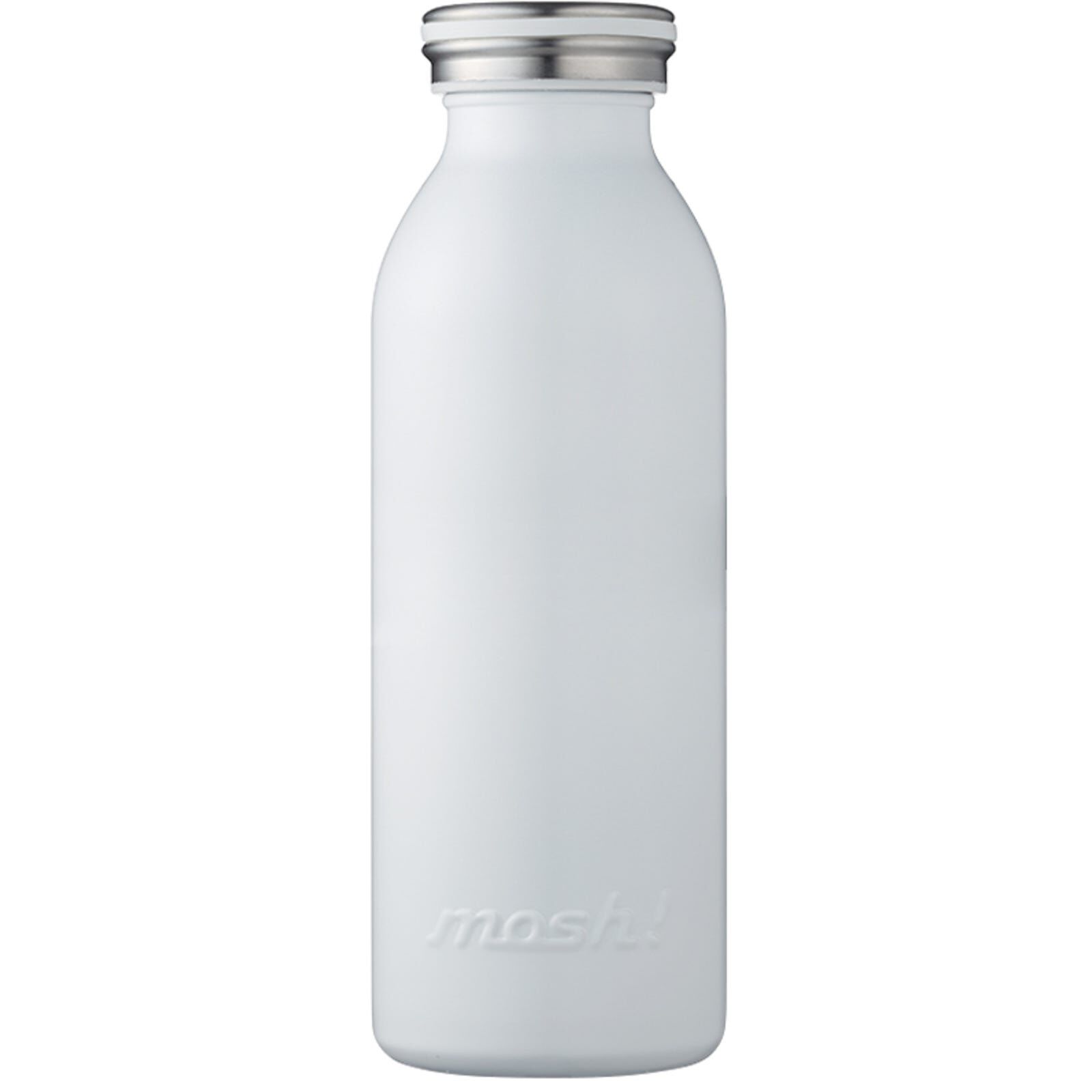 MOSH Stainless Steel Bottle 450ml - White DMMB450WH-image null
