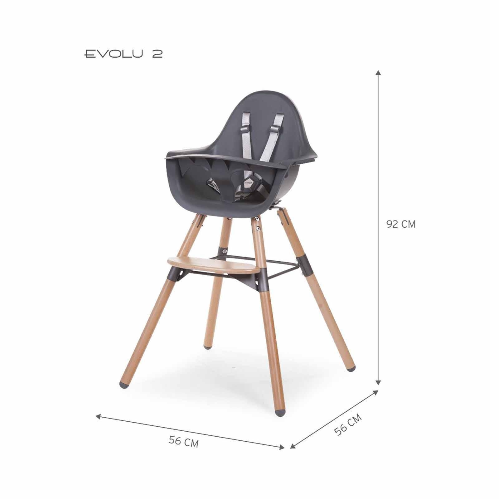 CHILDHOME High Chair - Natural Anthracite (online) EVOLU 2-image 10