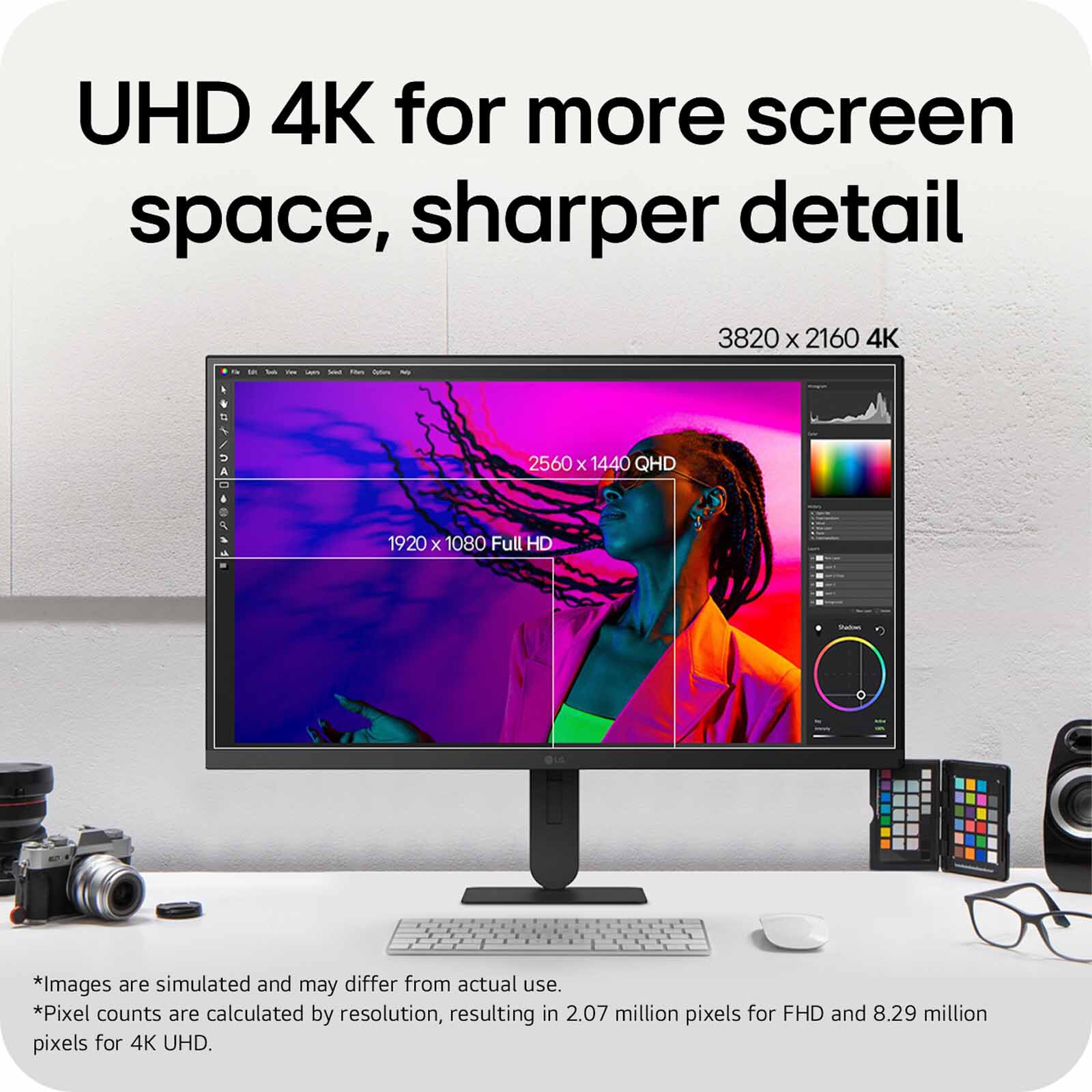 LG 27in Ultrafine Uhd 4k Ips Usb-c Pd65w Monitor 27U730B-B-image 9
