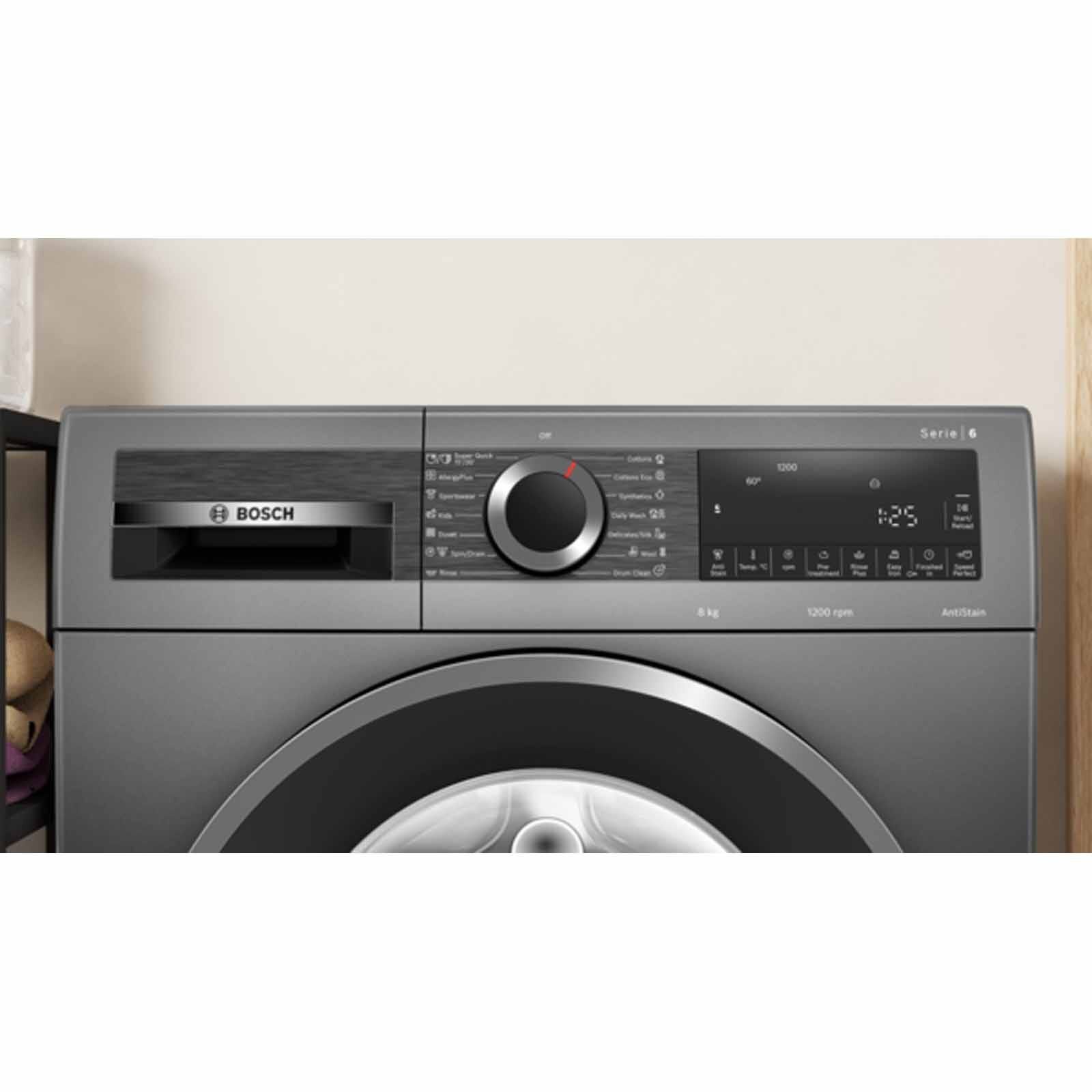 BOSCH Front Load Washer (8kg) - Cast Iron Grey WGG234E1SG-image 2