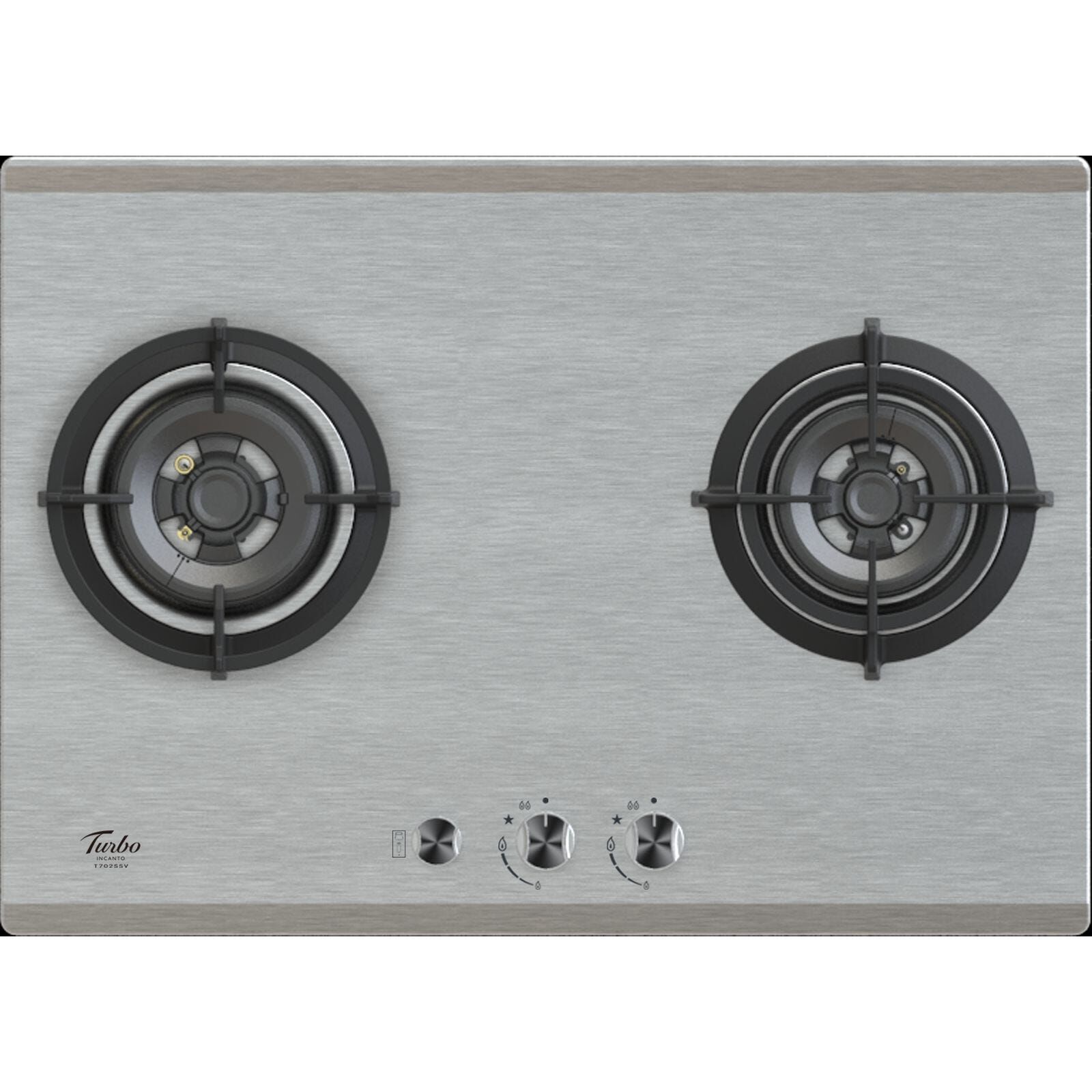TURBO Built-in 2 Burners Gas Hob (70cm) (exclude Installation) T702SSV-image null