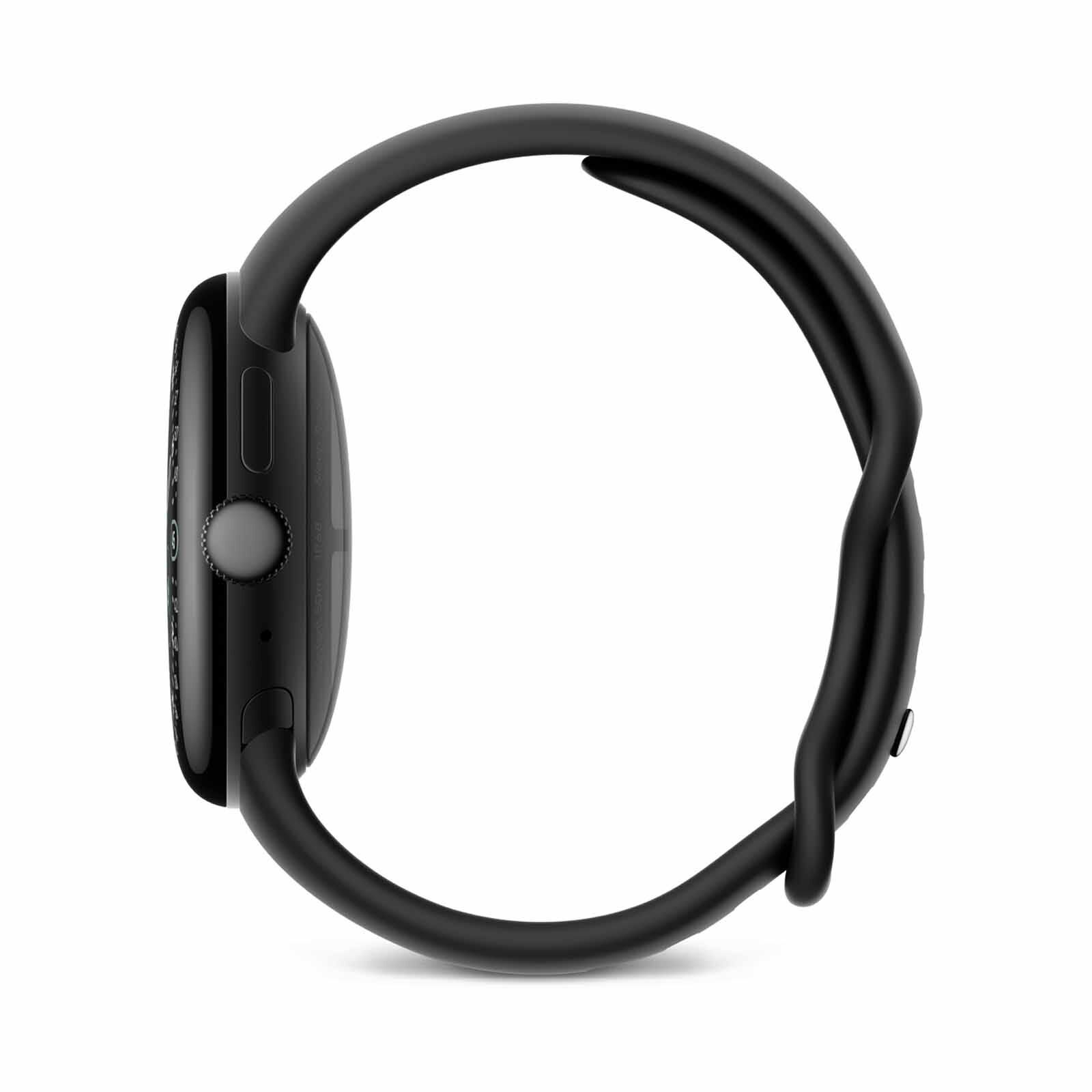 GOOGLE Pixel Watch 4 45mm Wifi Matte Black Aluminum Case/obsidian Active Band GA09962-US-image 5
