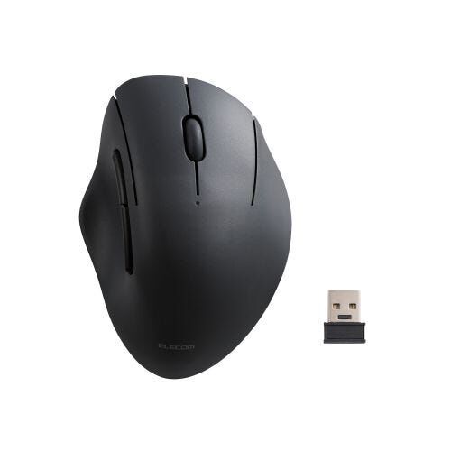 ELECOM Anti Bacterial 5 Button Wireless Silent Mouse Blk M-SH20DBSKBK