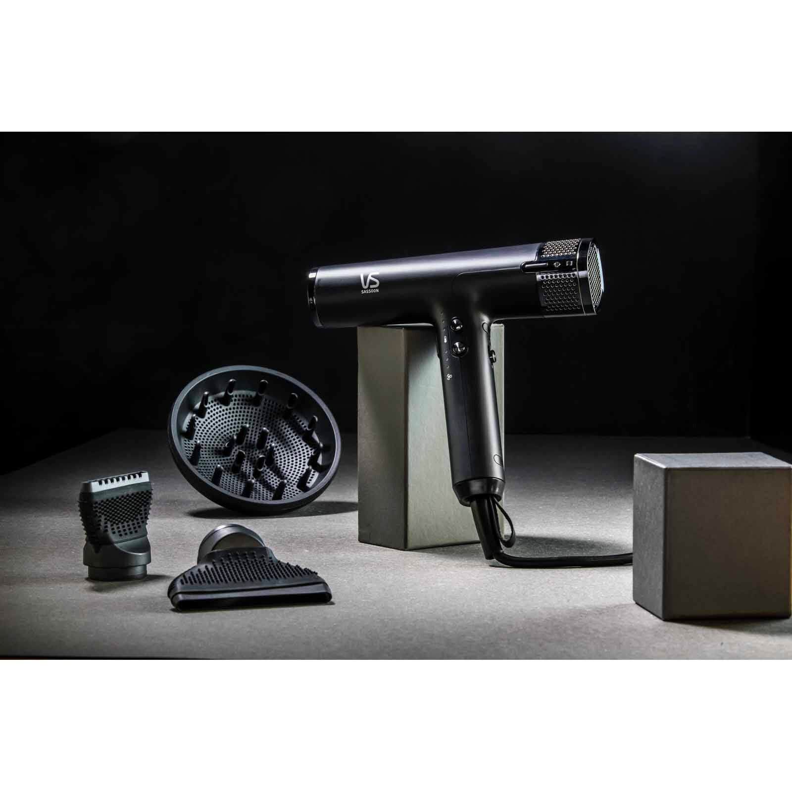 VS Ultraspeed Professional Hair Dryer (1600w) - Black VSD1887H-image 4