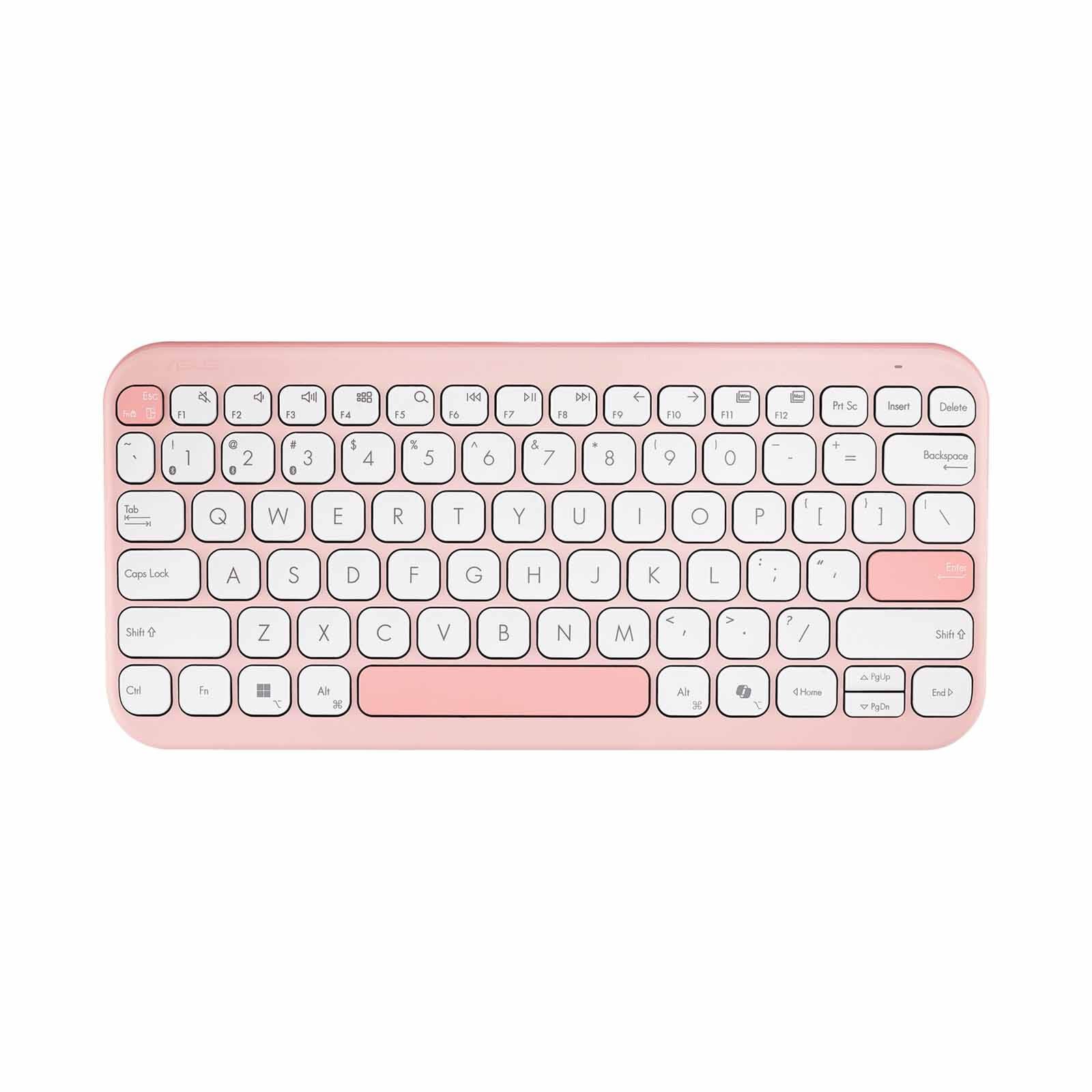 ASUS Marshmallow Keyboard Kw100 - Rose Clay KW100 KEYBOARD/PK/US-image 1