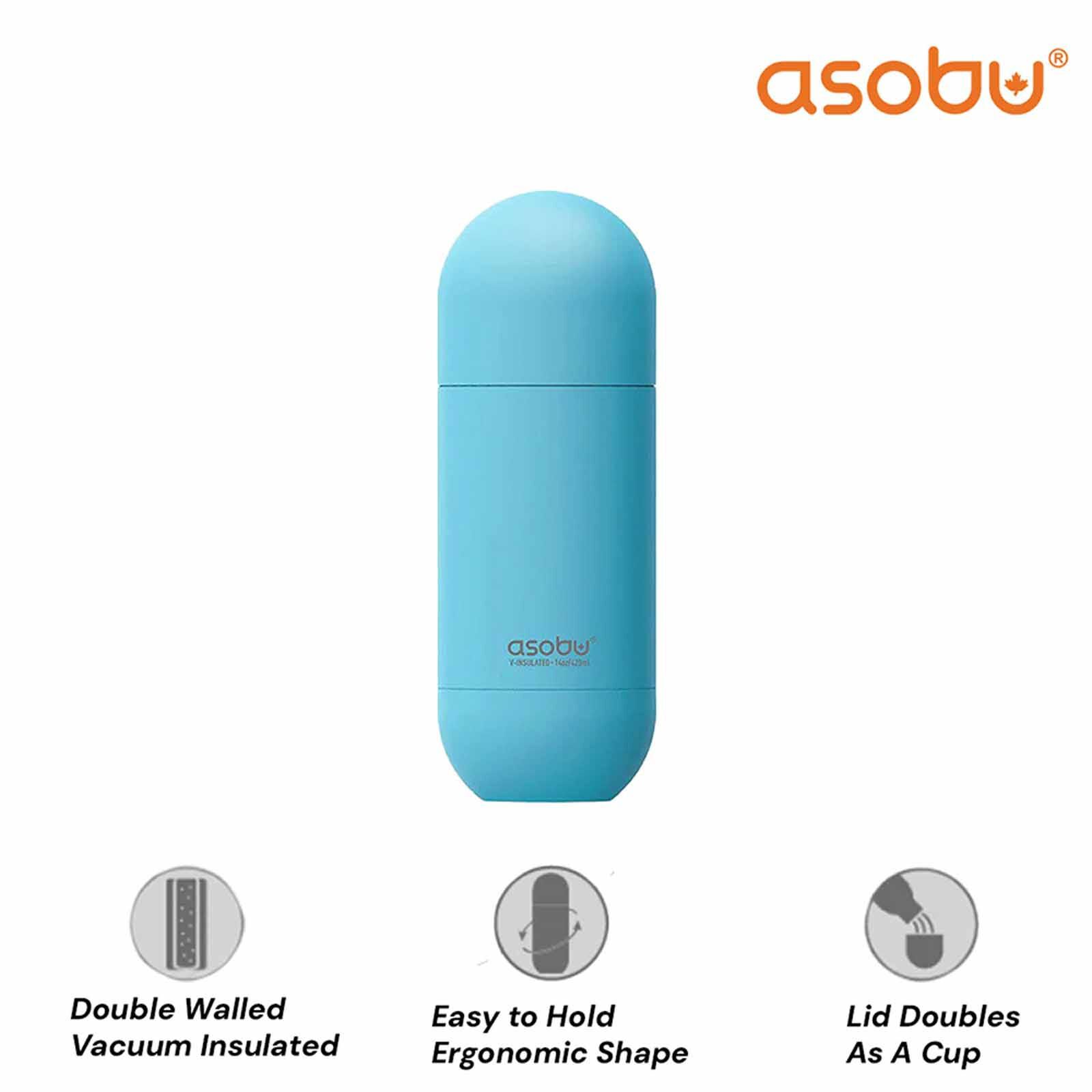 ASOBU Orb Water Bottle Blue 420ml ASBV30BL-image 4