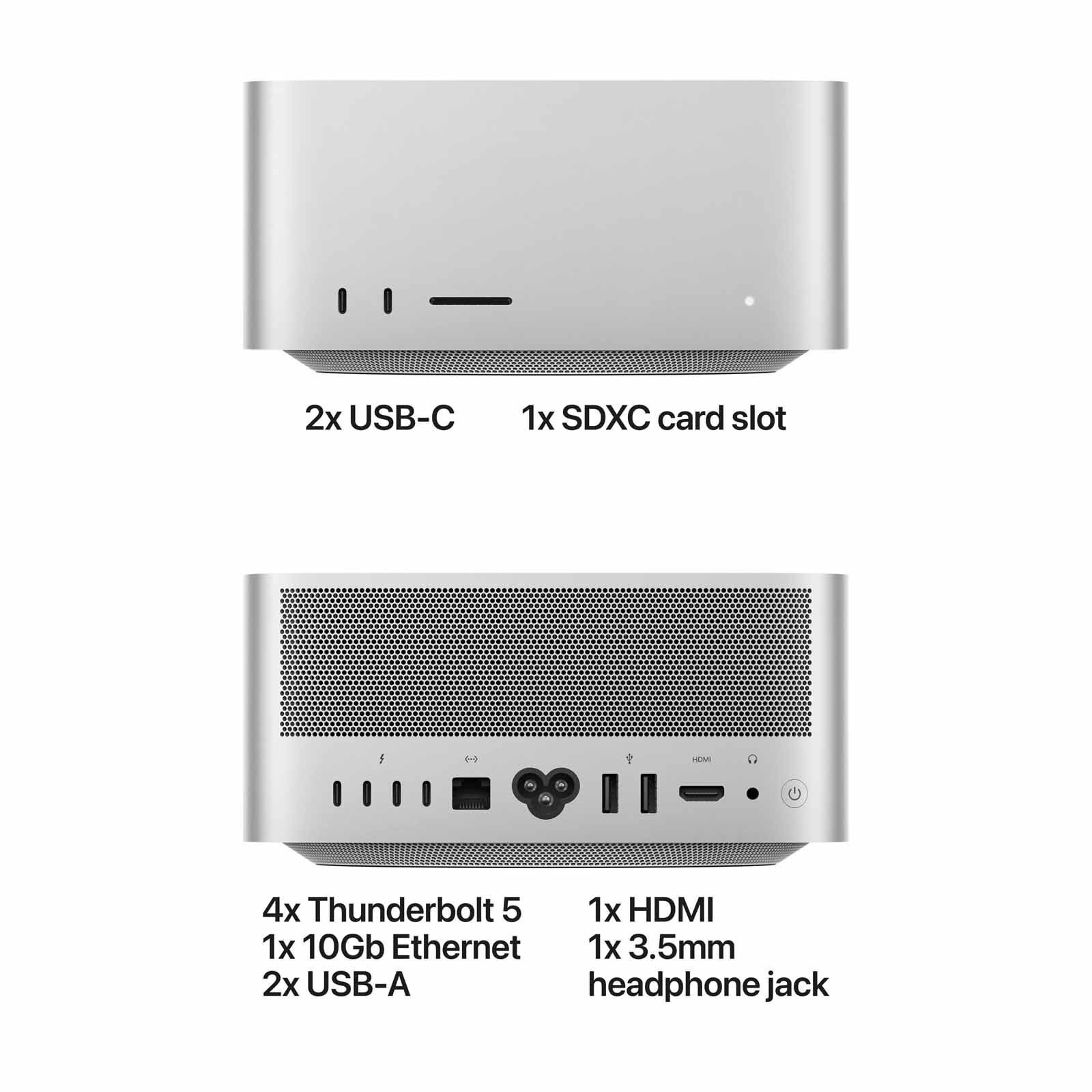 APPLE Mac Studio: Apple M5 Max Chip With 18-core Cpu, 32-core Gpu, 36gb, 512gb MHL64ZP/A-image 3