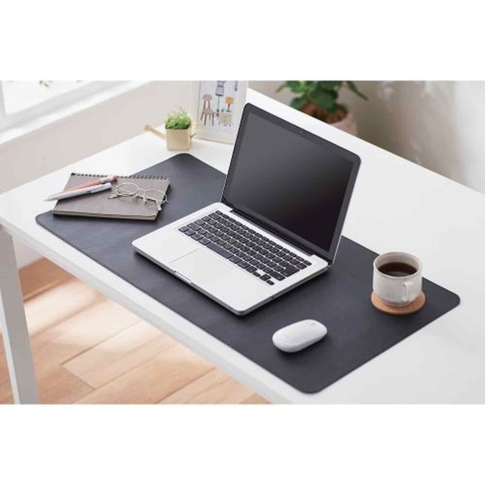 ELECOM Leather Mousepad Large Type Black MP-DM03BK-image 4